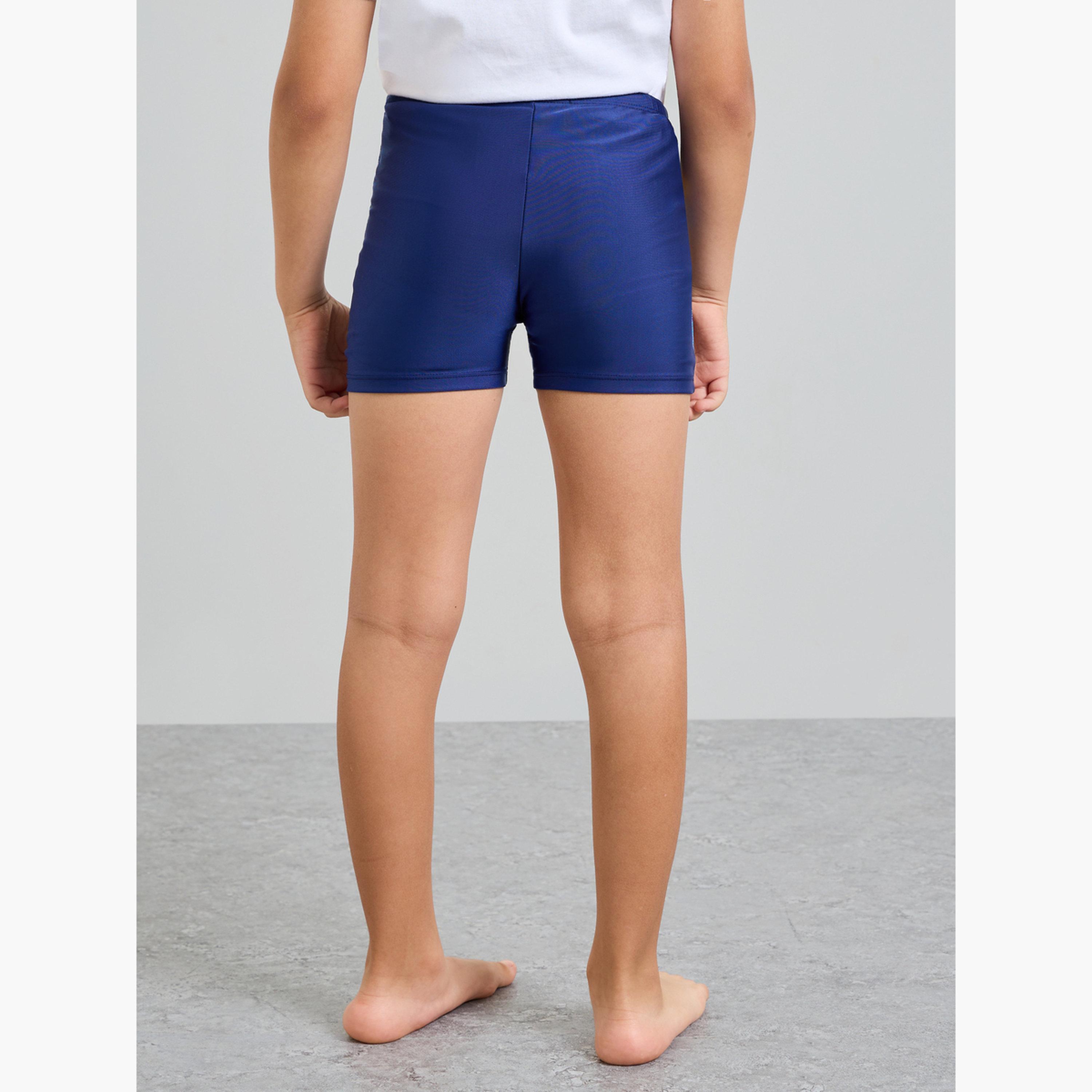Styli Boys Side Pannel Print Swim Shorts with Cap-boys-clothing-swimwear-image-5