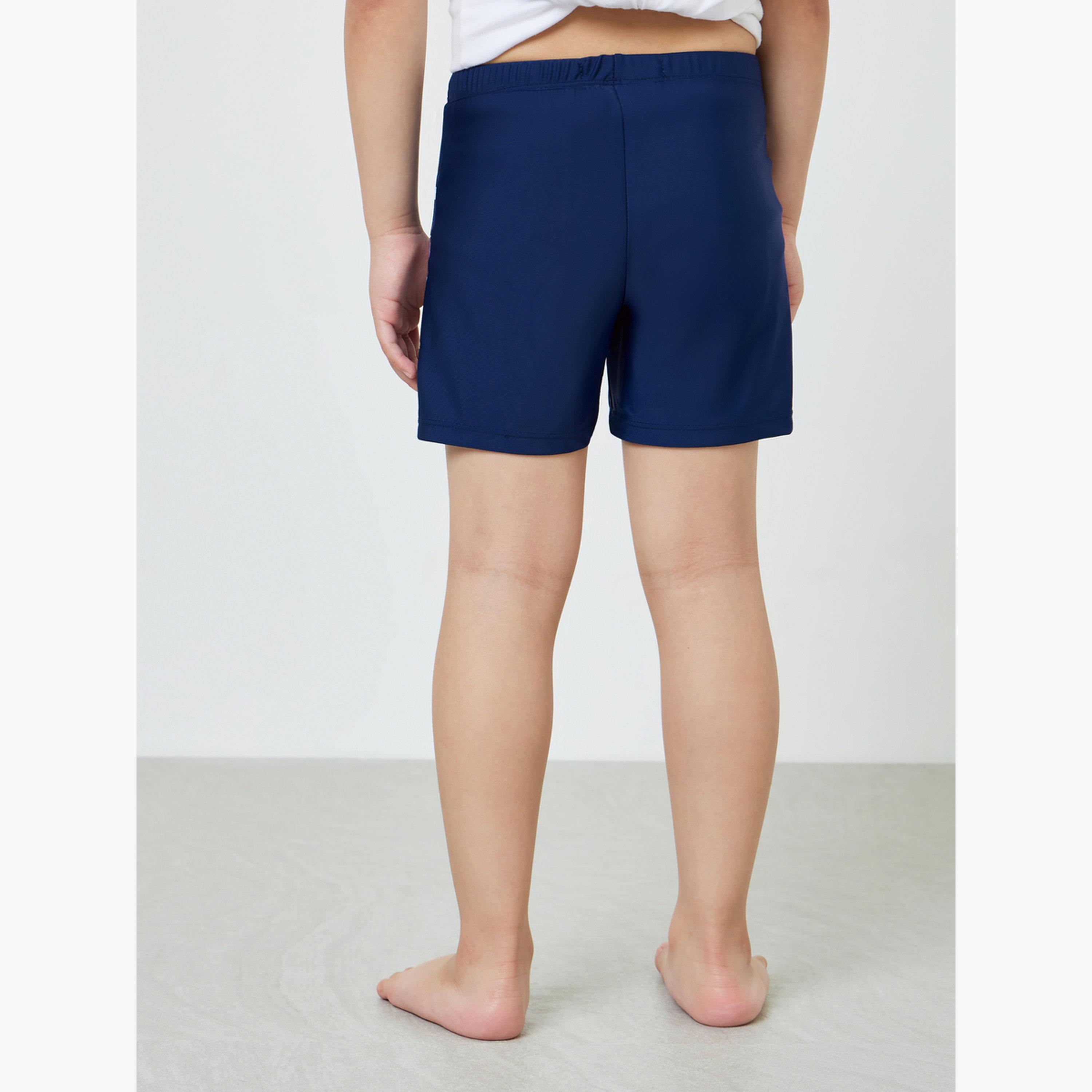 مجموعة من قبعة وشورت سباحة مطبوع للأولاد-boys-clothing-swimwear-image-5