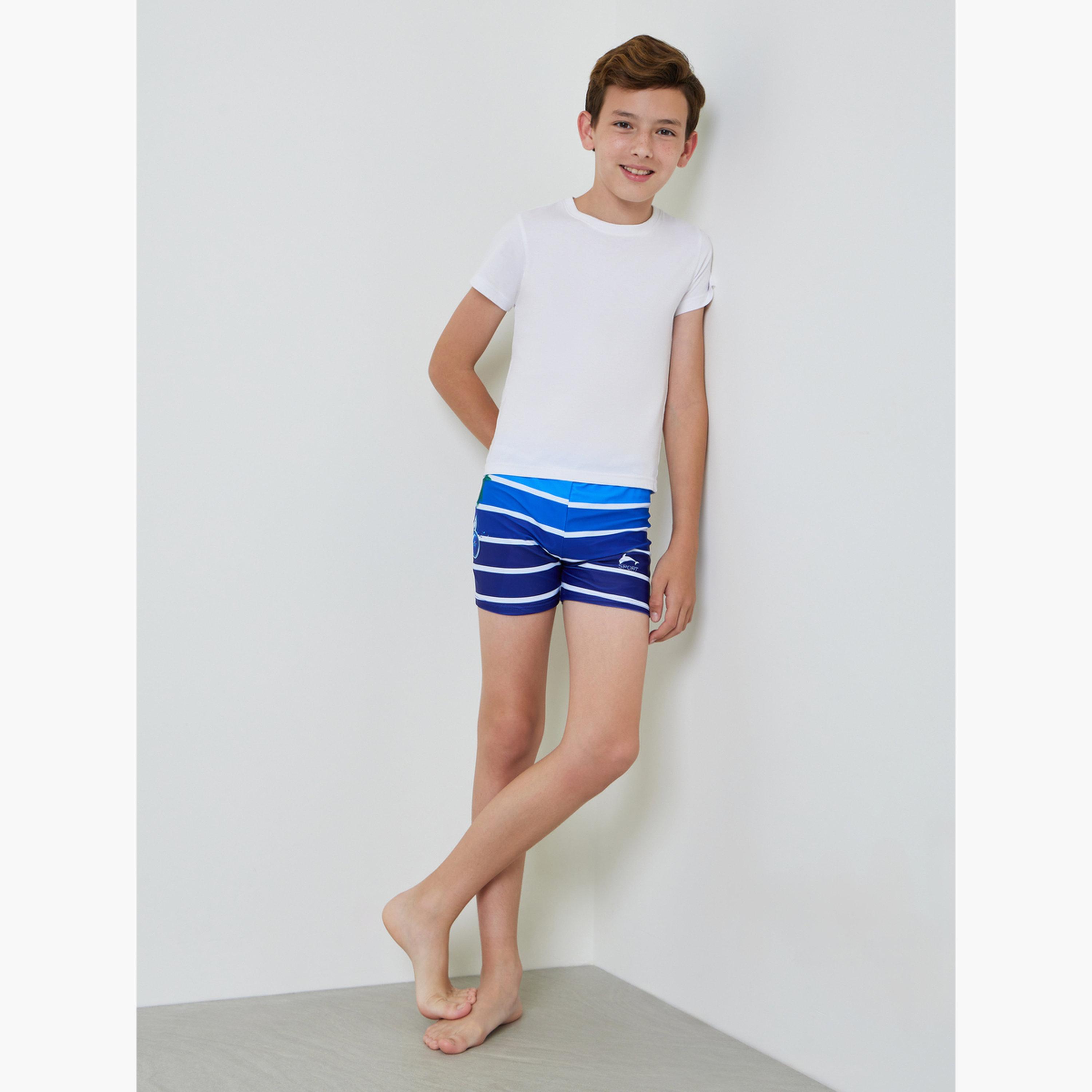 Styli Teen Boys Striped Ombre Swim Trunks-boys-clothing-swimwear-image-2