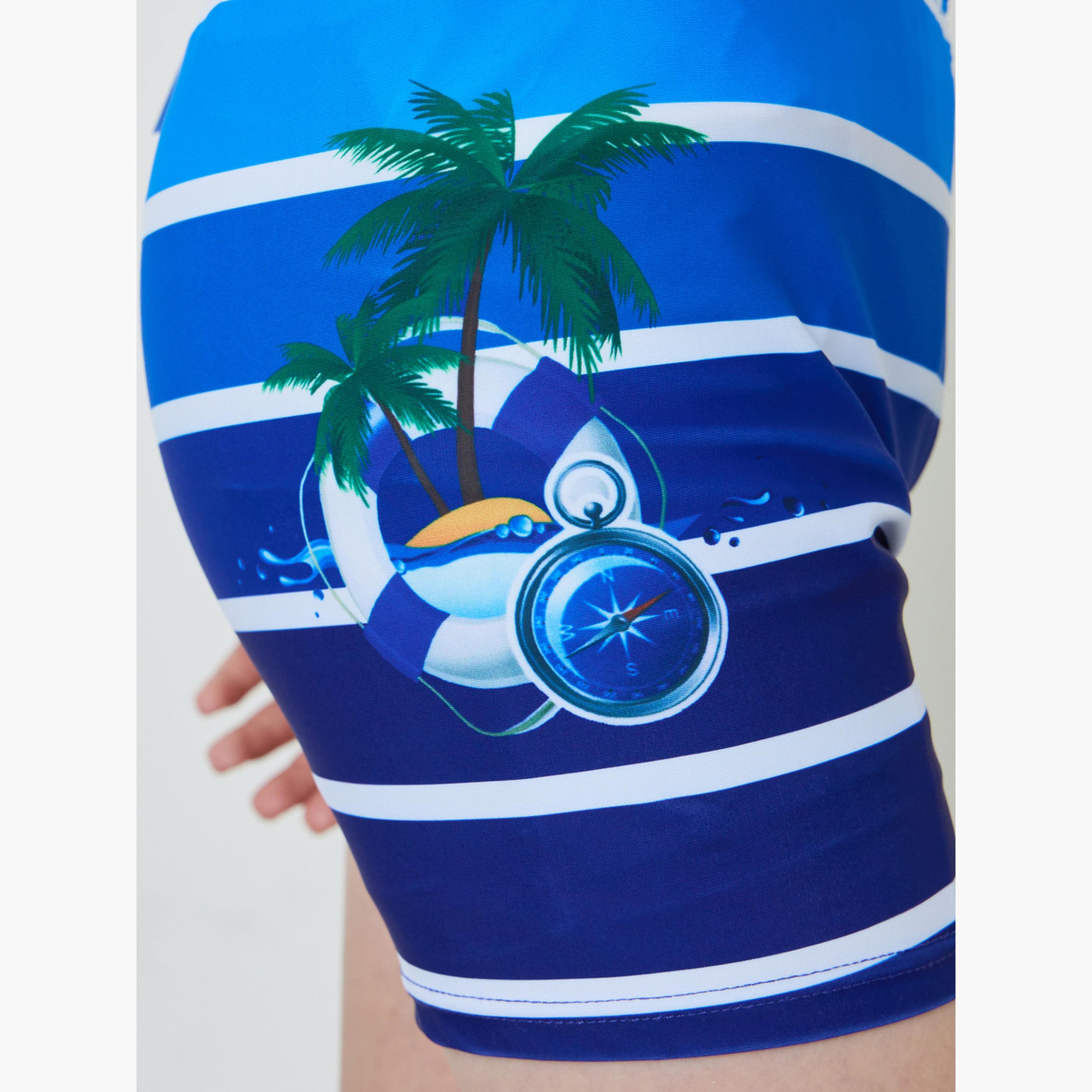 Styli Teen Boys Striped Ombre Swim Trunks-boys-clothing-swimwear-image-3
