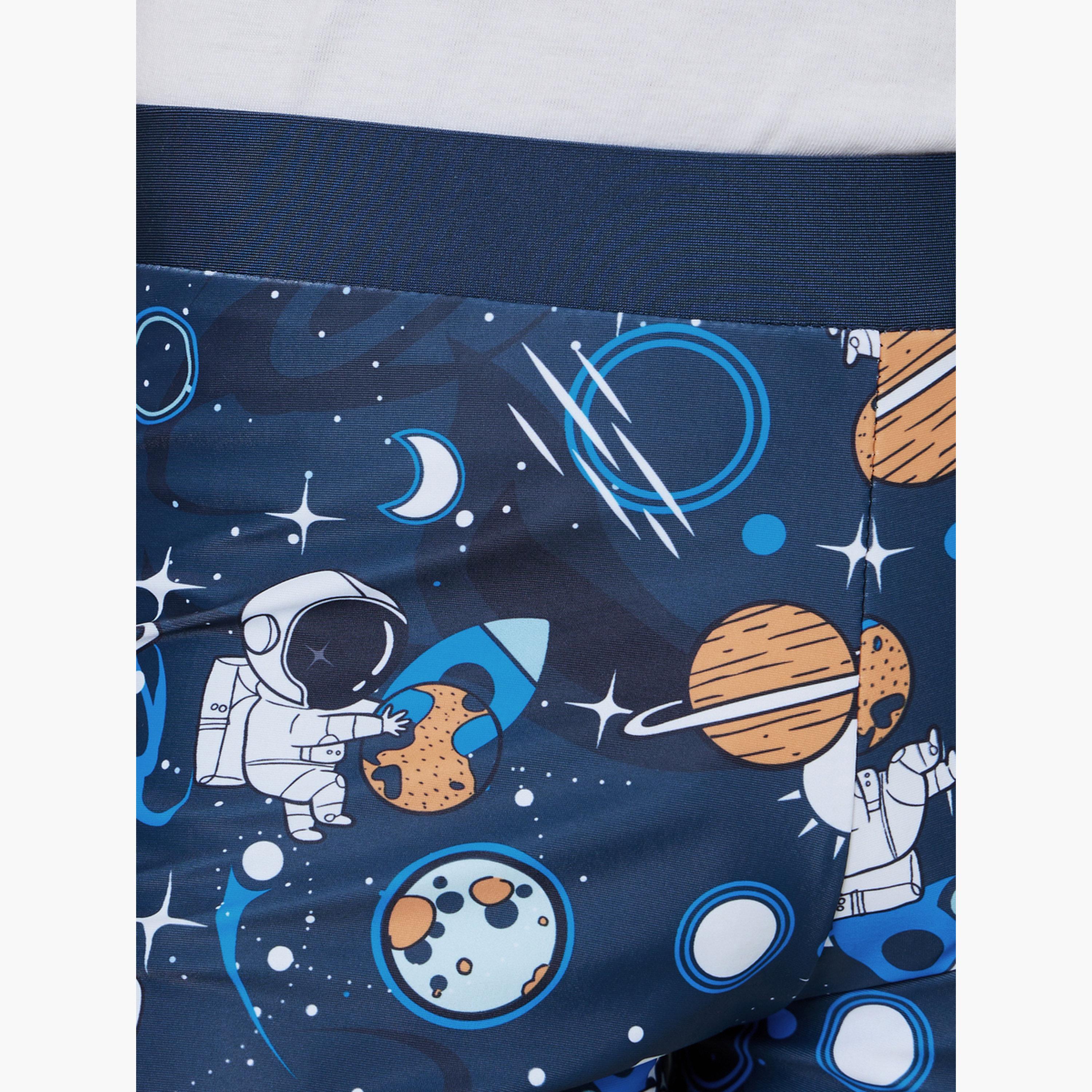 Styli Teen Boys Space Explorer Swim Shorts-boys-clothing-swimwear-image-3