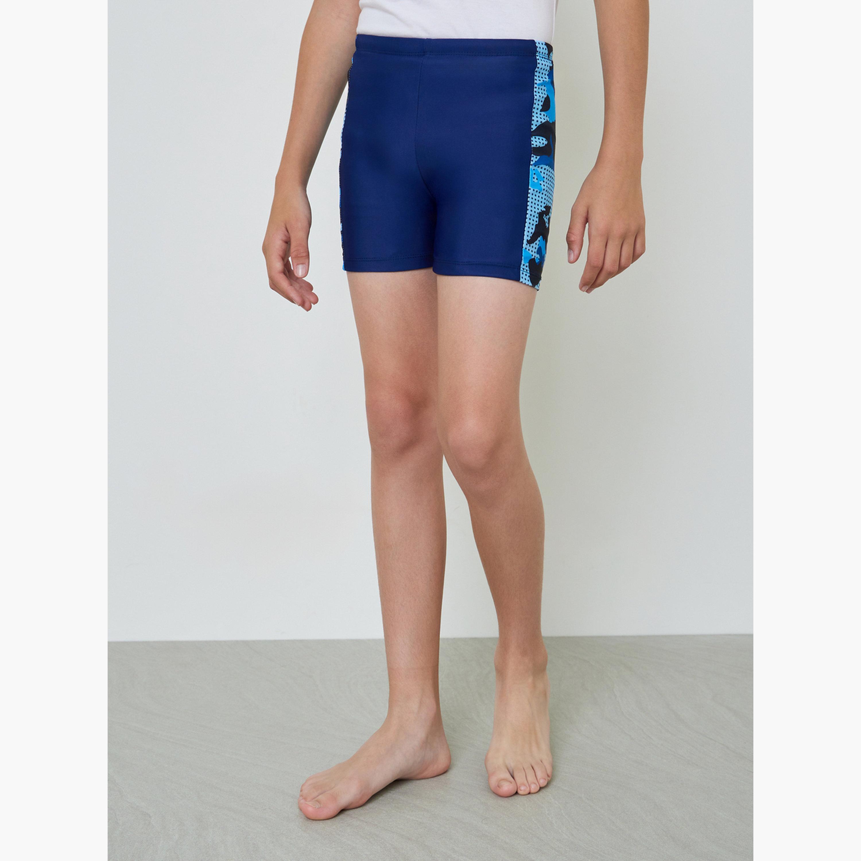 Styli Teens Swim Shorts with Side Panel Print-boys-clothing-swimwear-image-1