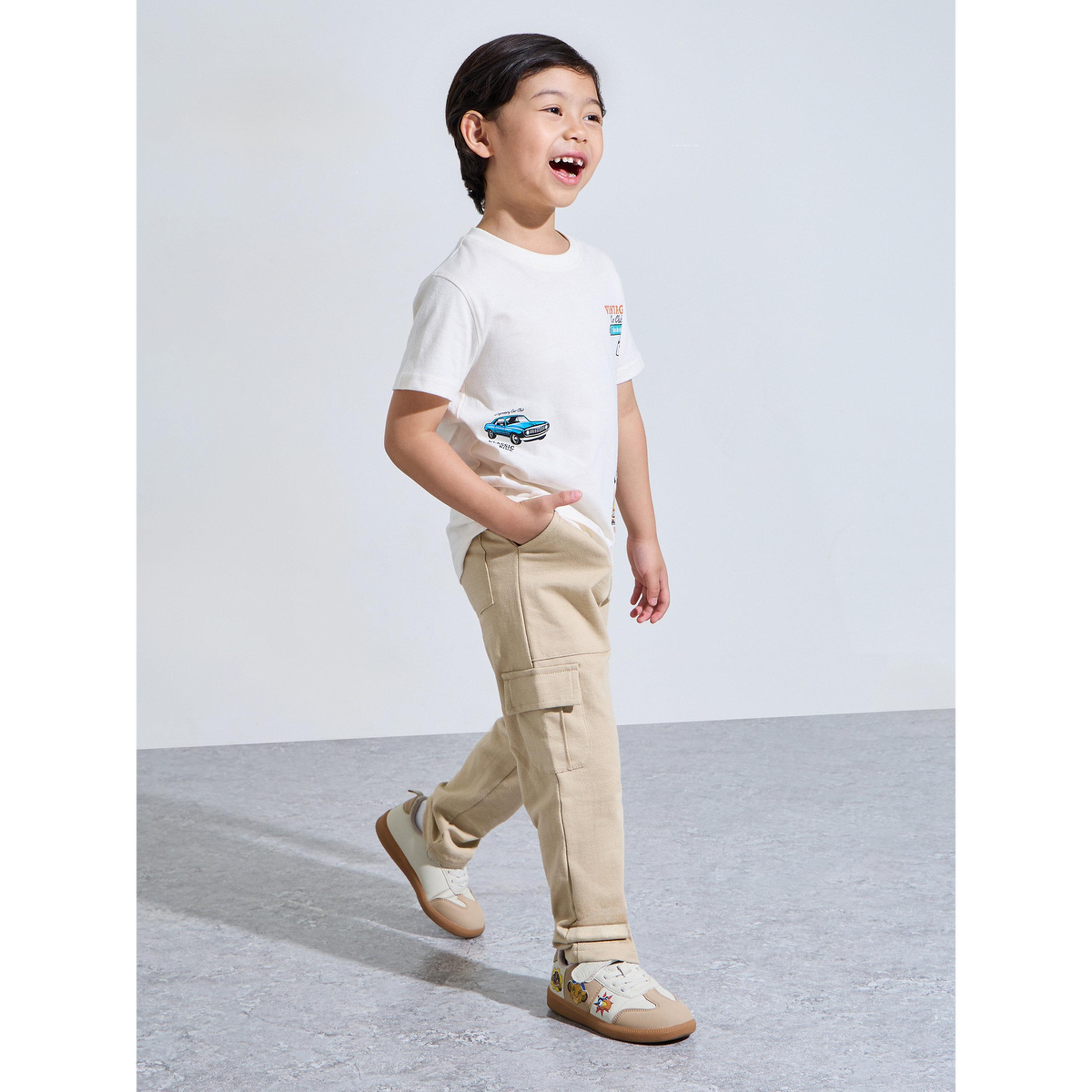 جوغر كارجو قطن برباط خصر للأولاد-boys-clothing-bottoms-joggersandtrackpants-image-2