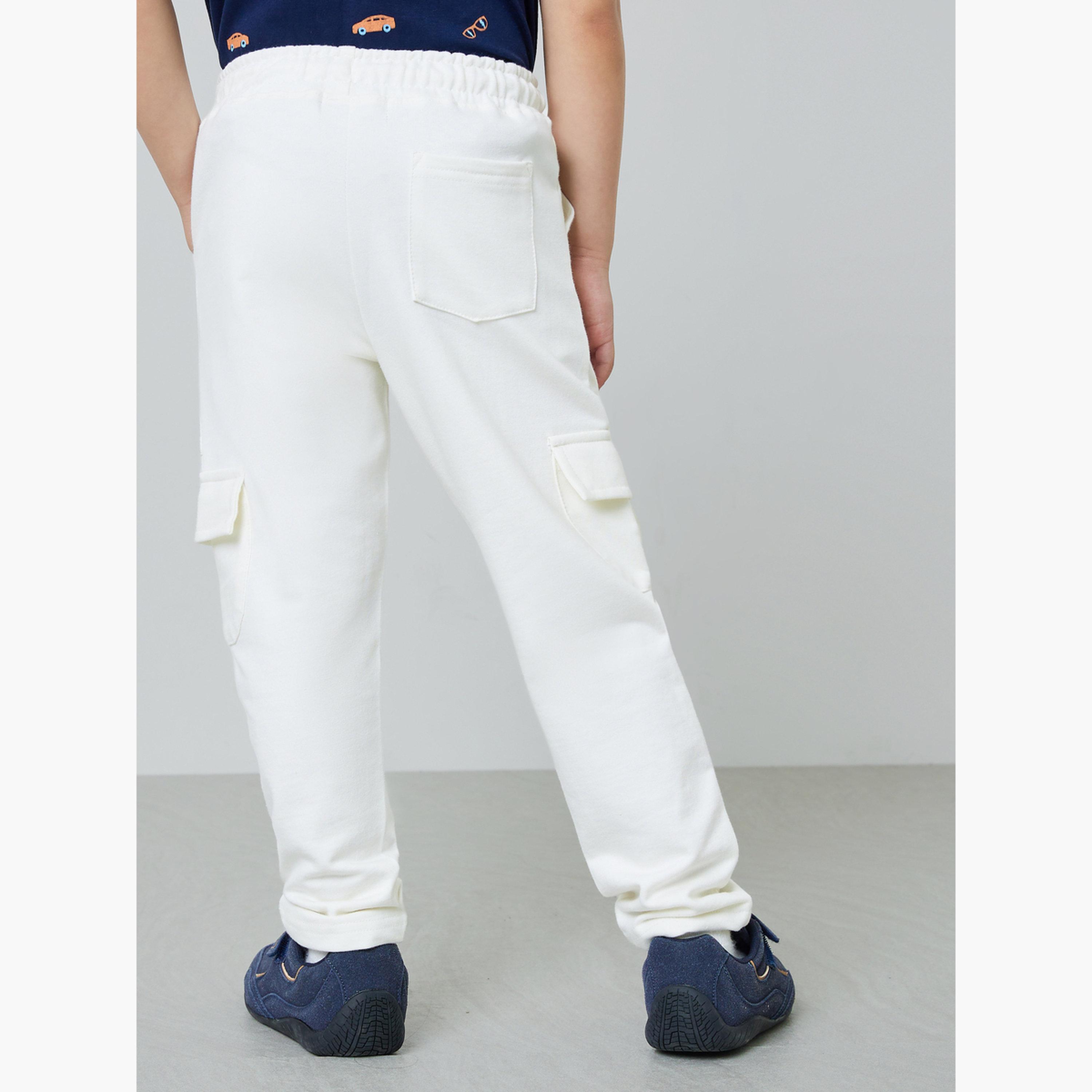 جوغر كارغو قطن برباط محيط الخصر للأولاد-boys-clothing-bottoms-joggersandtrackpants-image-4