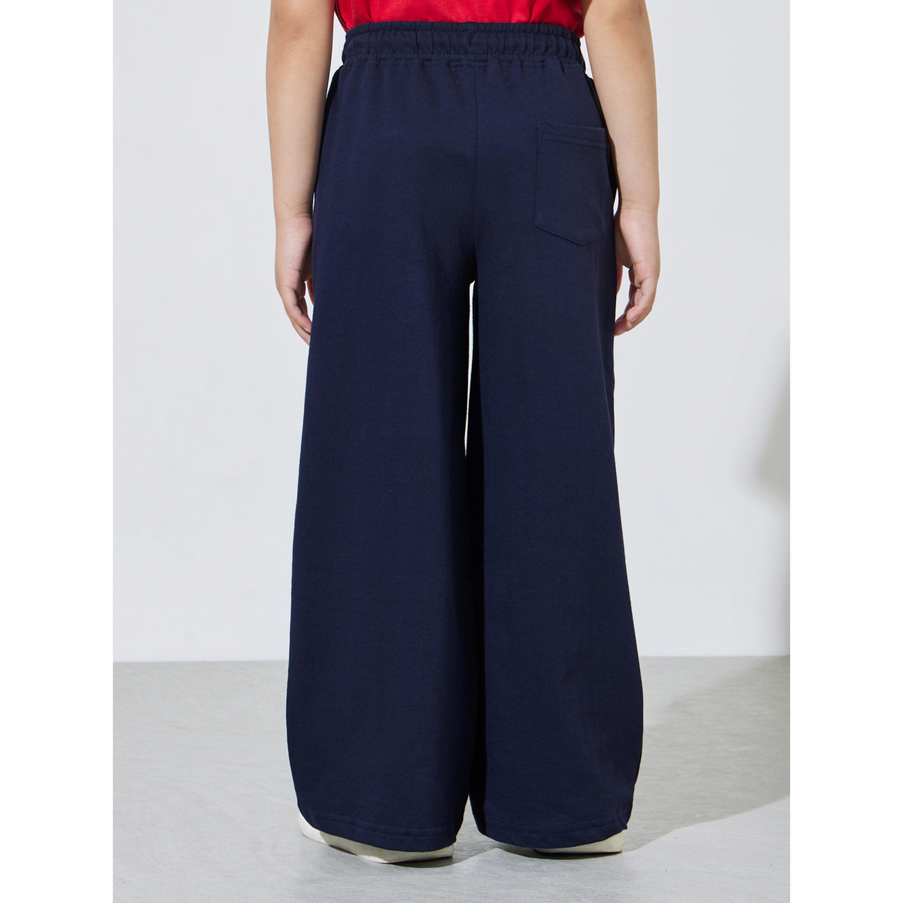 بنطال جوغر بطبعة جرافيك كيوتو وشريط جانبي للأولاد باللون الأزرق الداكن-boys-clothing-bottoms-joggersandtrackpants-image-3