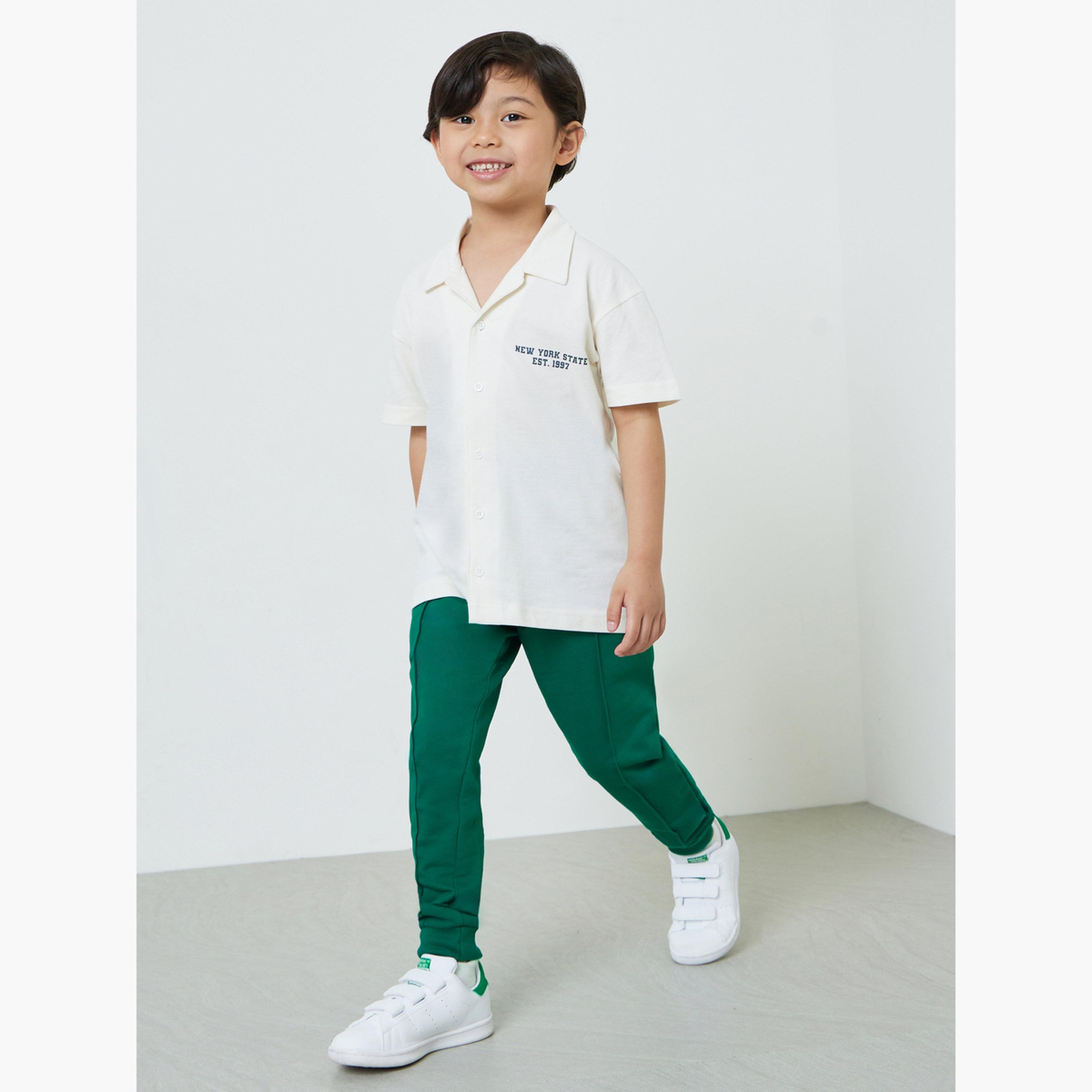 جوغر قطن بأساور عند الحافة للأولاد-boys-clothing-bottoms-joggersandtrackpants-image-2