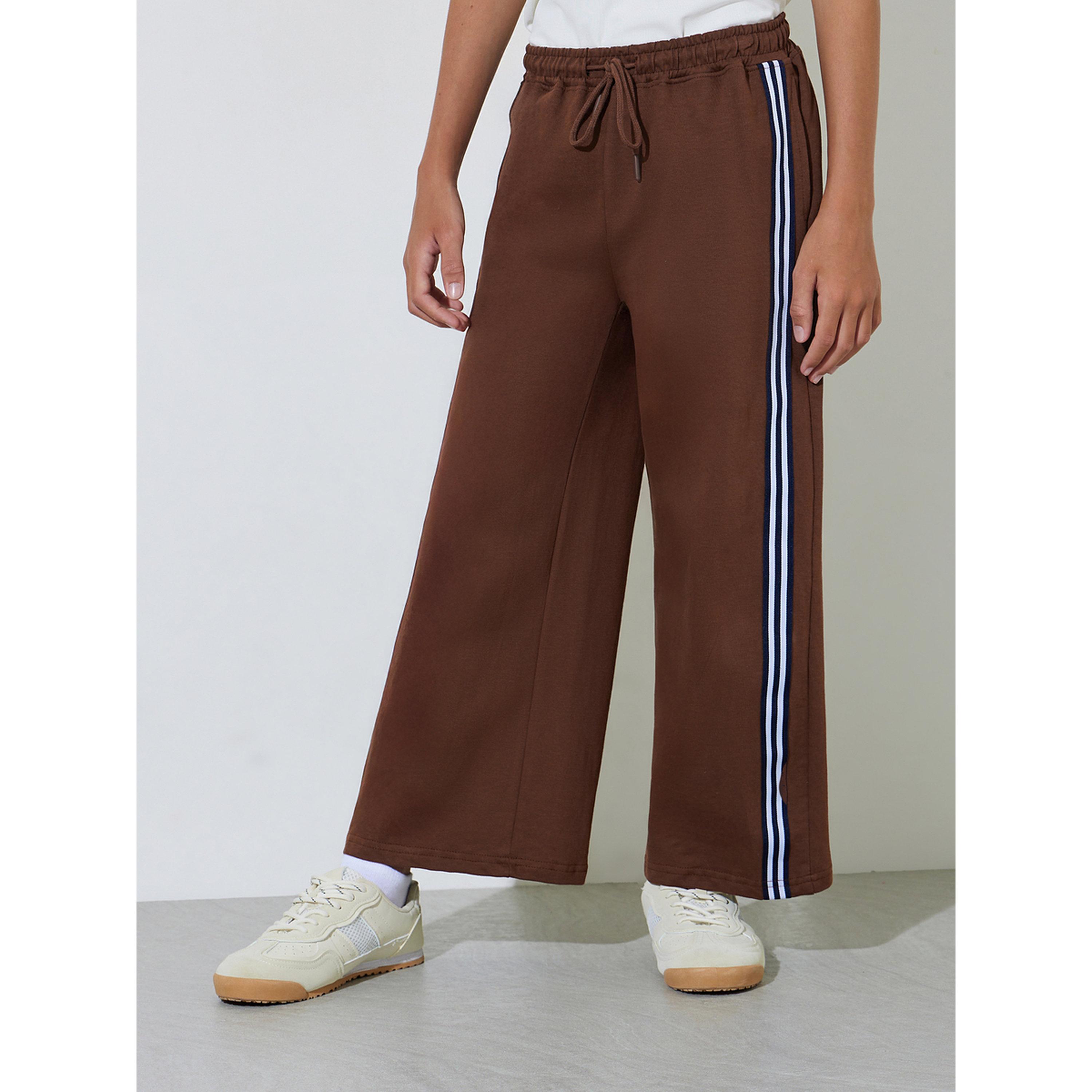 بنطال جوغر بأشرطة جانبية وتفاصيل جيوب للأولاد الكبار-boys-clothing-bottoms-joggersandtrackpants-image-1