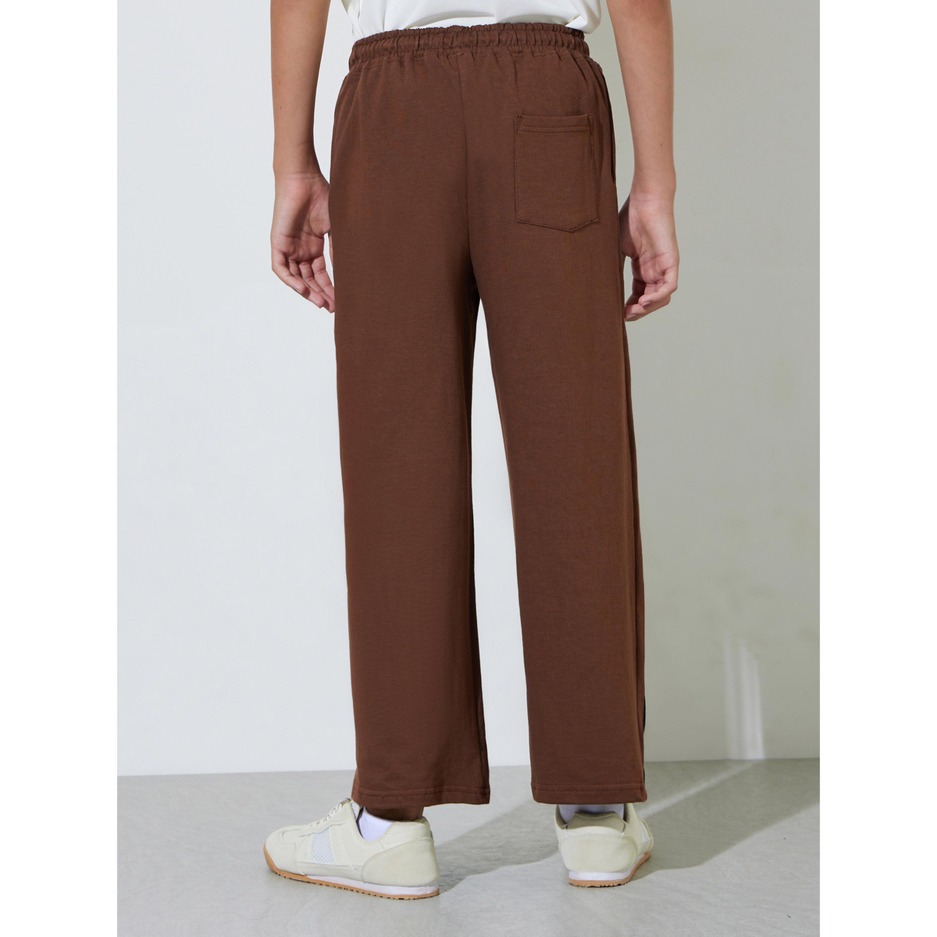 بنطال جوغر بأشرطة جانبية وتفاصيل جيوب للأولاد الكبار-boys-clothing-bottoms-joggersandtrackpants-image-4