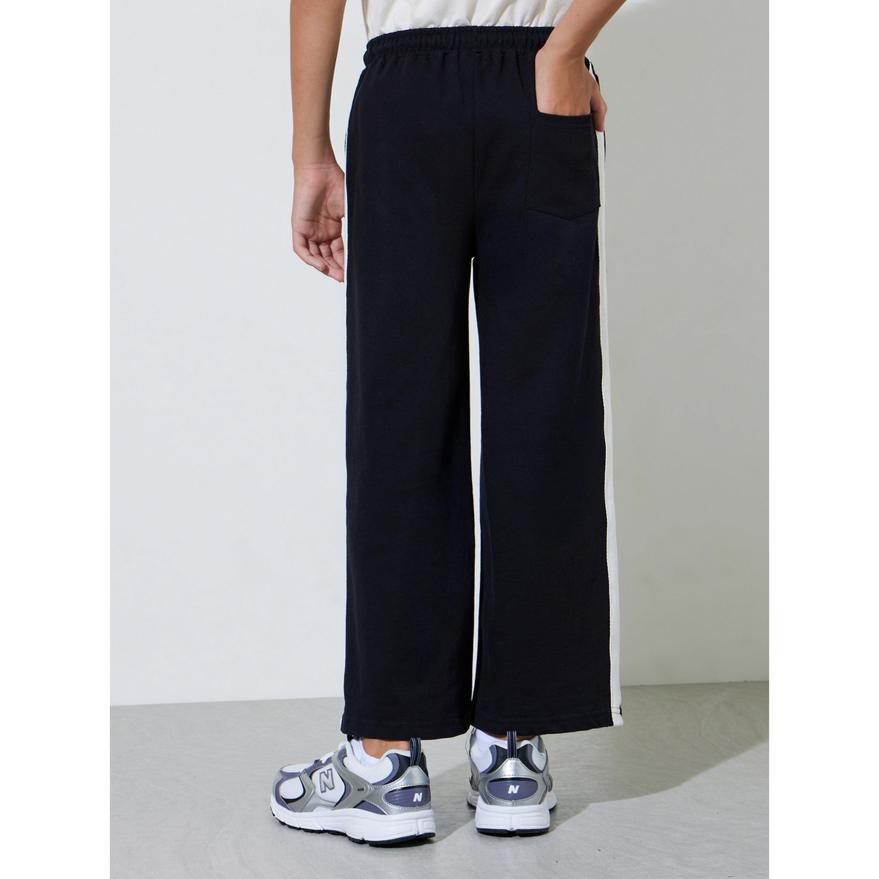 بنطال جوغر بقصة مستقيمة وأشرطة جانبية للأولاد الكبار-boys-clothing-bottoms-joggersandtrackpants-image-5
