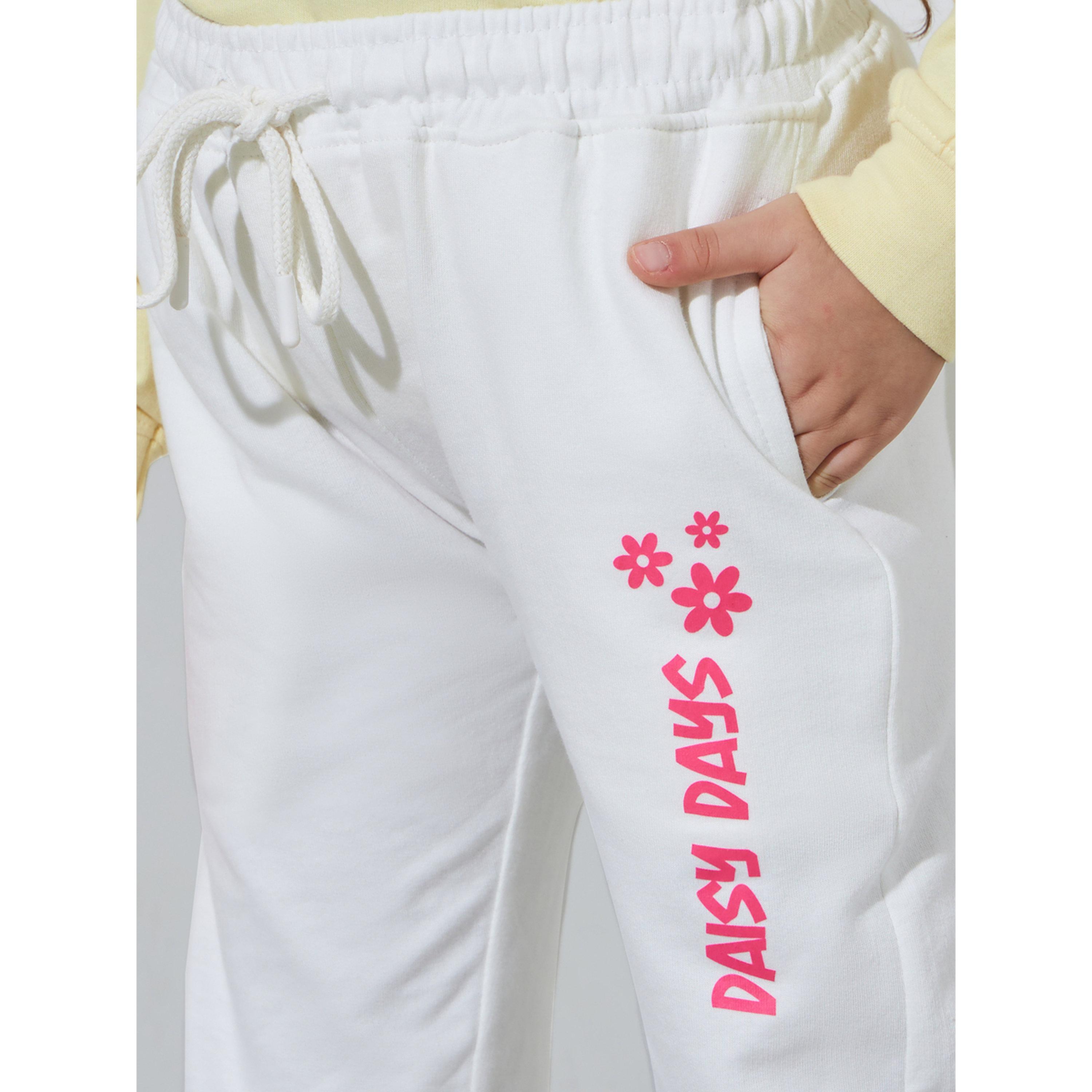 Styli Girls Off White Printed Straight Leg Joggers-girls-clothing-bottoms-joggersandtrackpants-image-3
