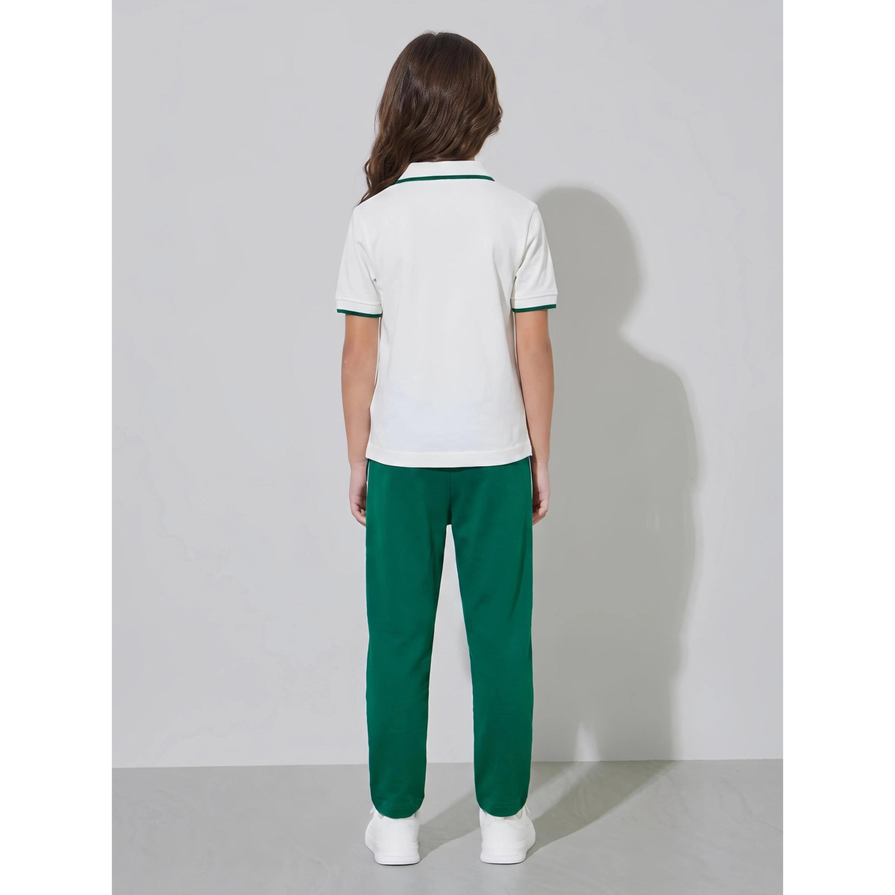 مجموعة من بنطال جوغر وتيشيرت بولو بطبعة اليوم الوطني السعودي للبنات-girls-clothing-setsandcoords-image-3