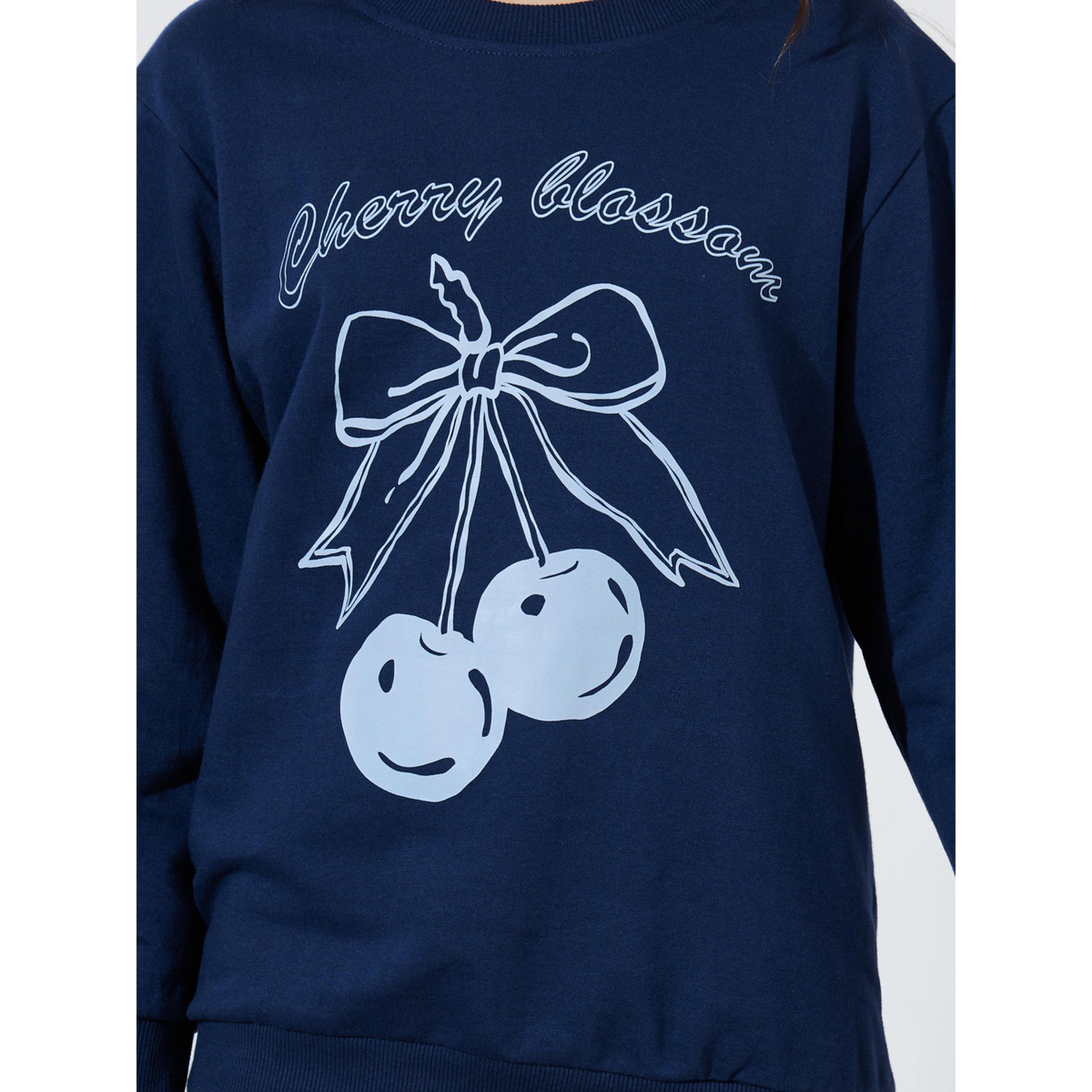 مجموعة من ليقنز واسع وسويت شيرت بطبعة جرافيك للبنات الكبار-girls-clothing-setsandcoords-image-6