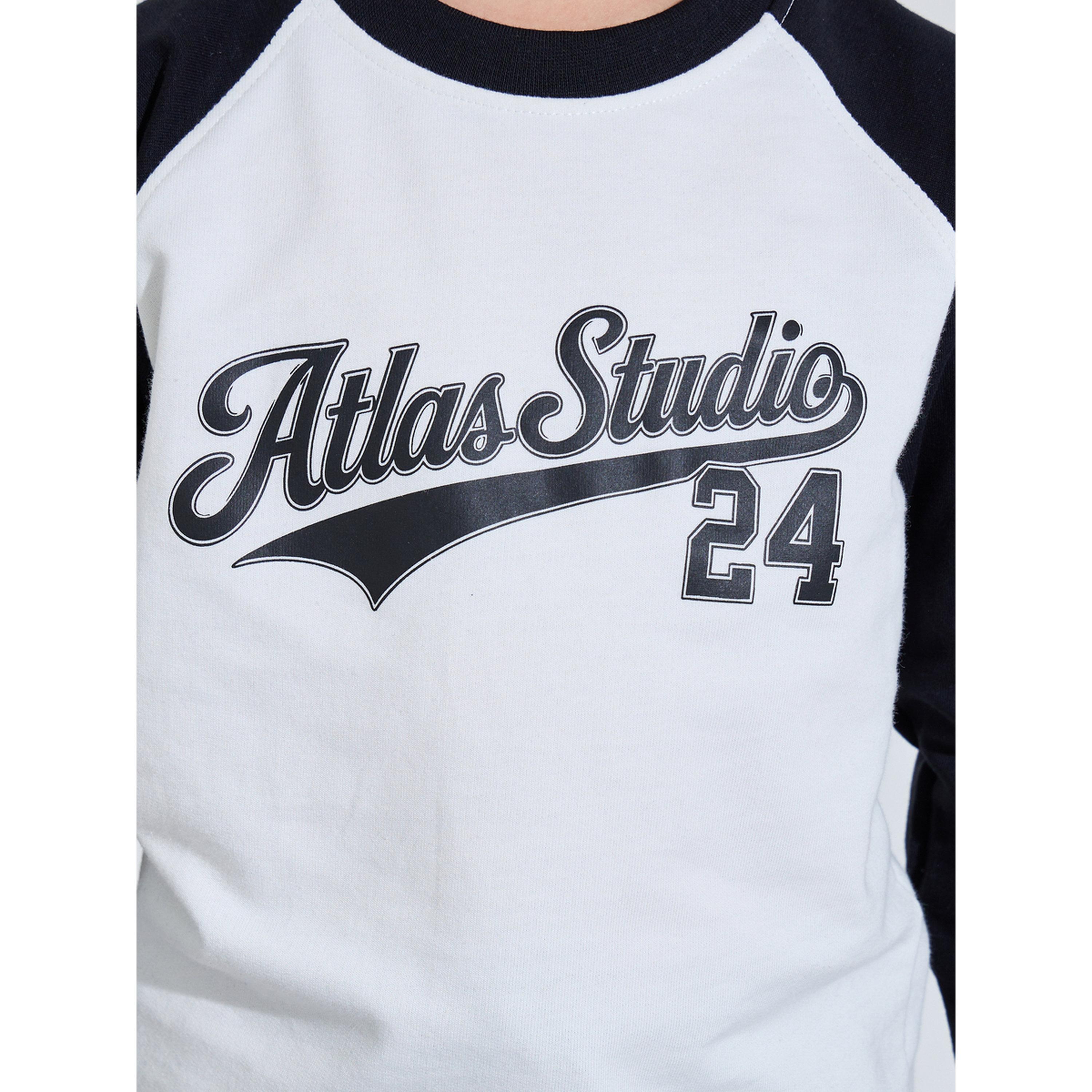 طقم من جوغر بحافة مطوية وسويت شيرت بأكمام ريجلان وطبعة جرافيك للأولاد-boys-clothing-setsandcoords-image-5