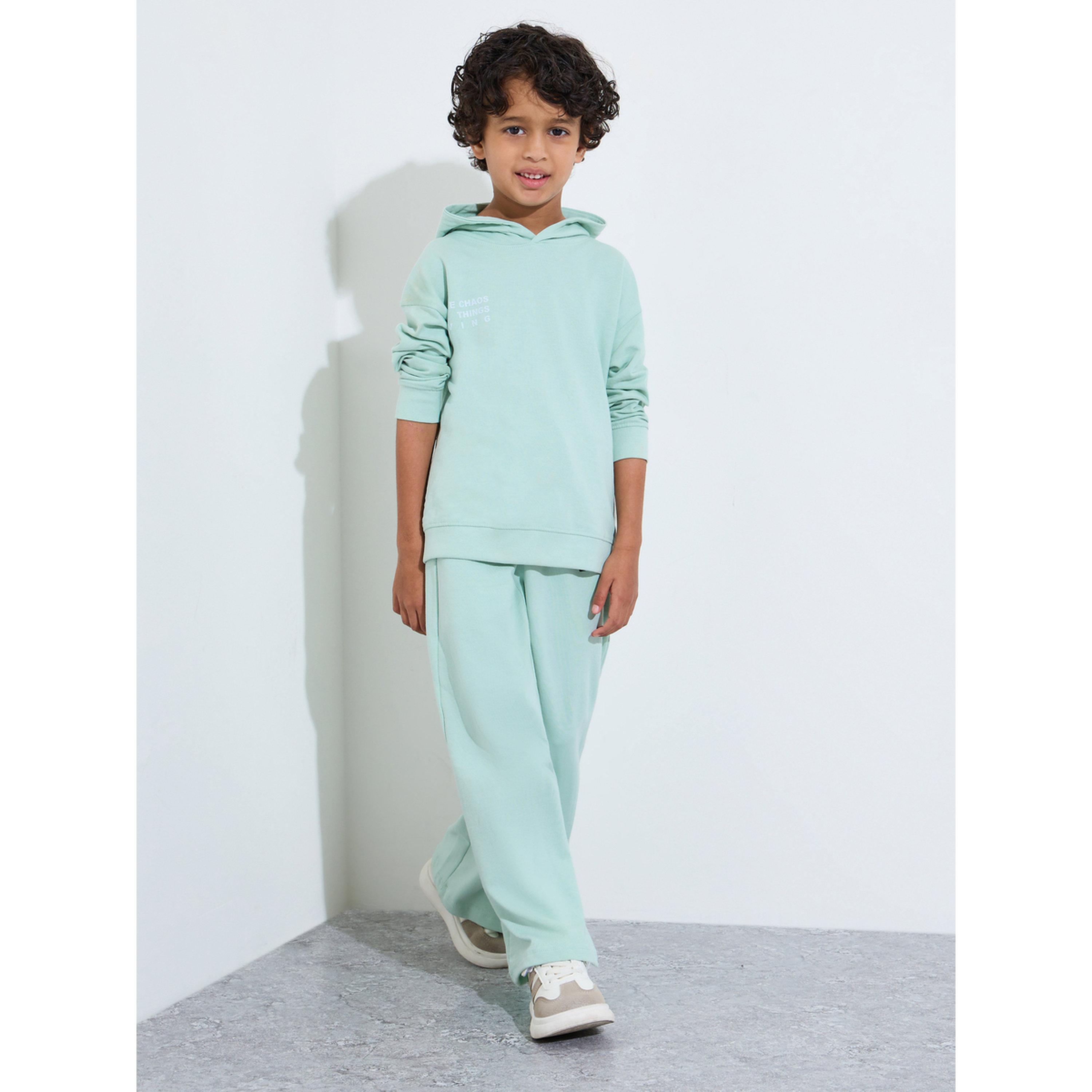 مجموعة من بنطال جوغر وهودي واسع بطبعة شعار للأولاد-boys-clothing-setsandcoords-image-1