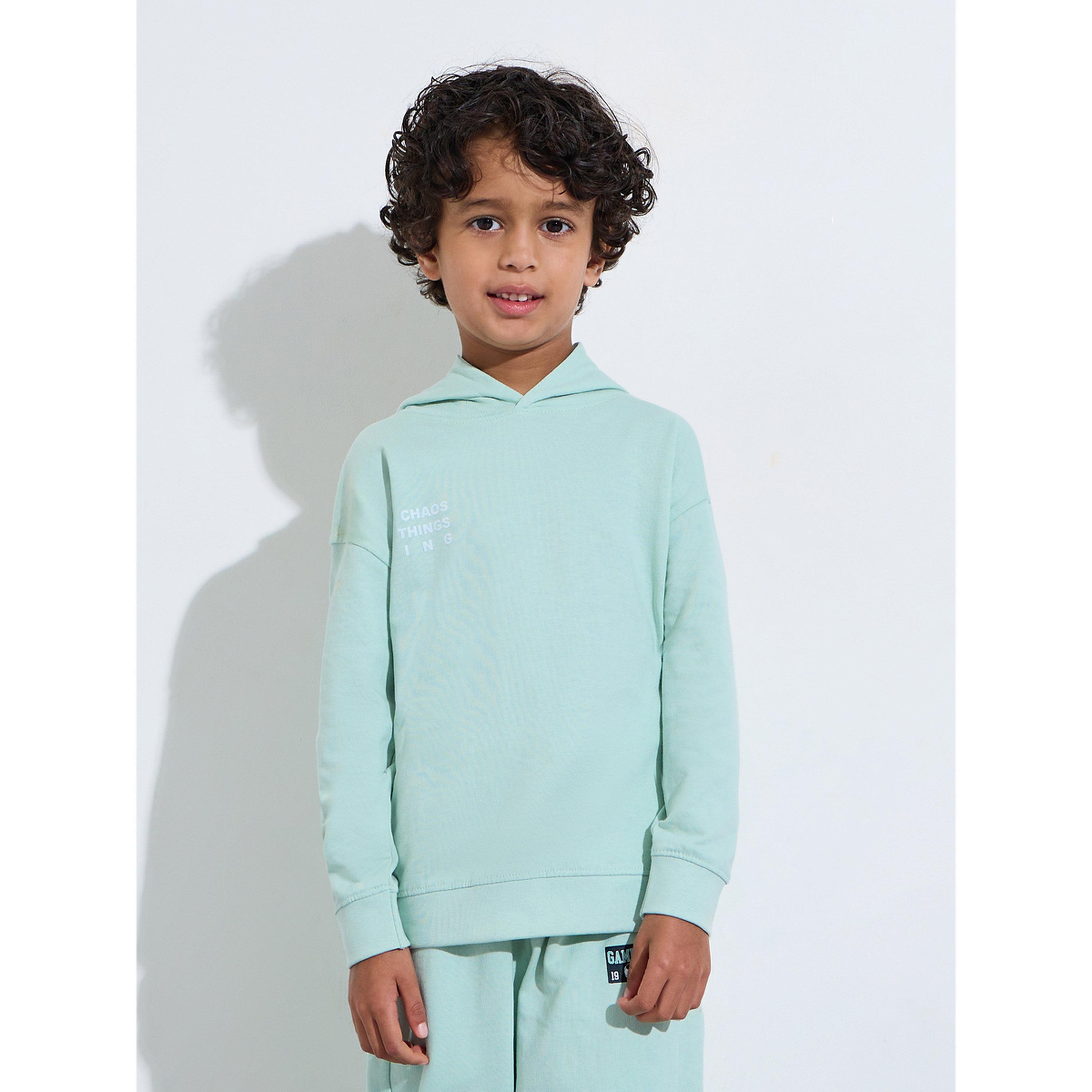 مجموعة من بنطال جوغر وهودي واسع بطبعة شعار للأولاد-boys-clothing-setsandcoords-image-2