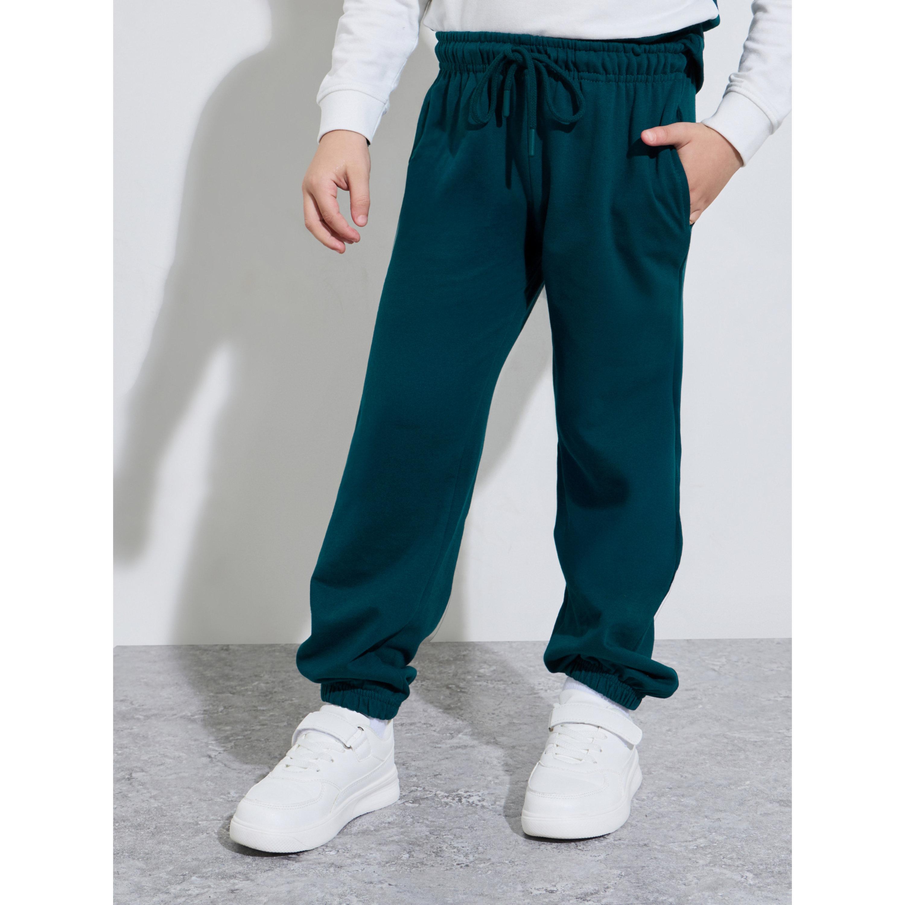طقم من جوغر وسويت شيرت بياقة بولو وبقصة عادية وطبعة موضعية للأولاد-boys-clothing-setsandcoords-image-4