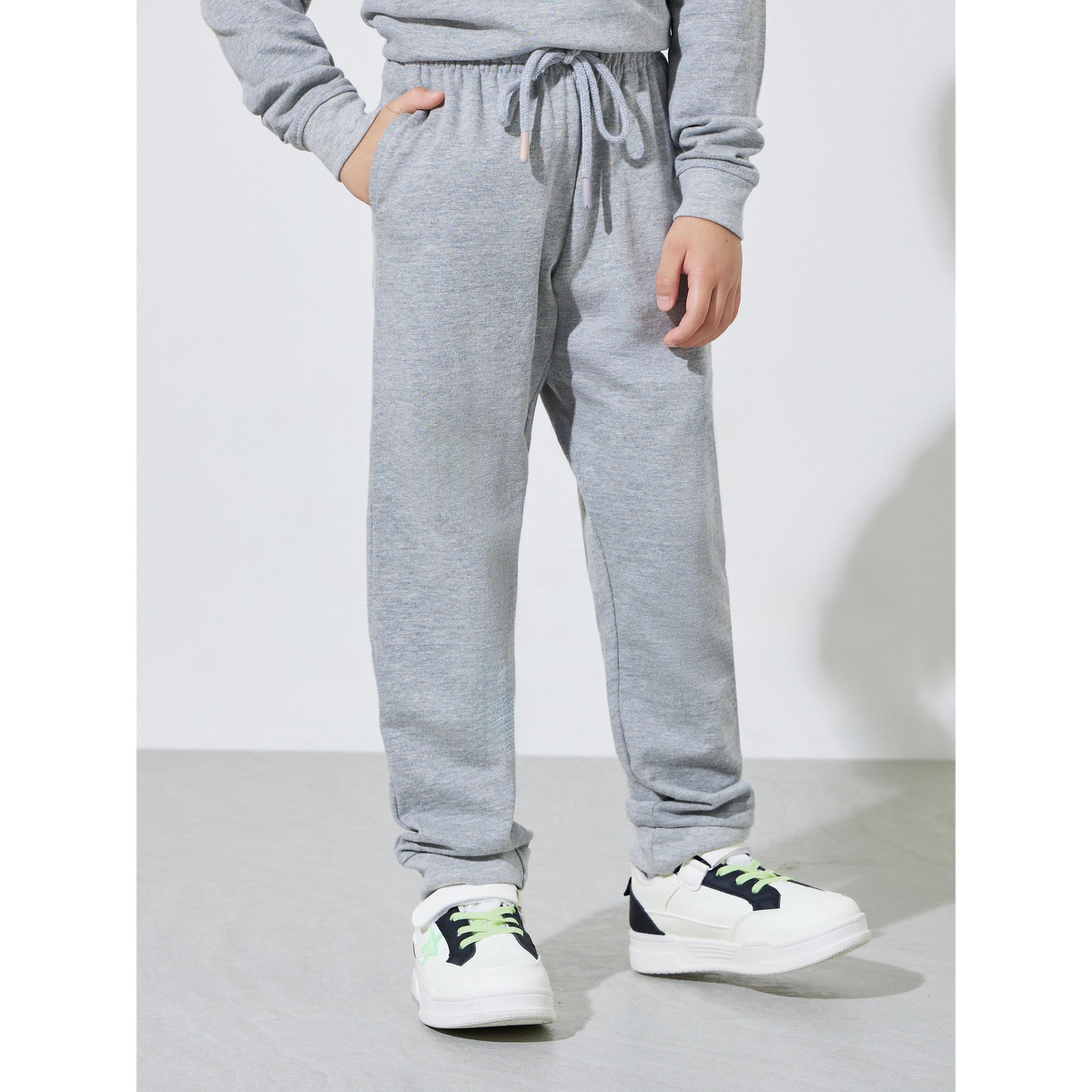 مجموعة من بنطال جوغر وسويت شيرت بقصة عادية وطبعة جرافيك للأولاد باللون الرمادي-boys-clothing-setsandcoords-image-6