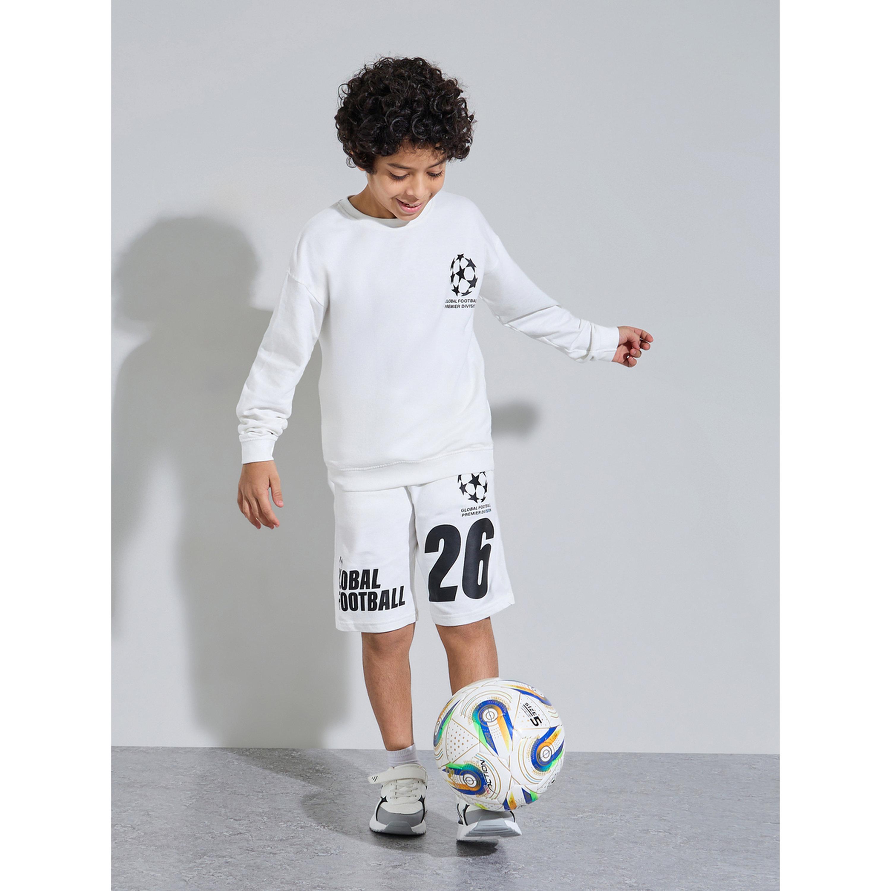 مجموعة من شورت وسويت شيرت بأكمام طويلة وطبعة جرافيك للأولاد-boys-clothing-setsandcoords-image-2