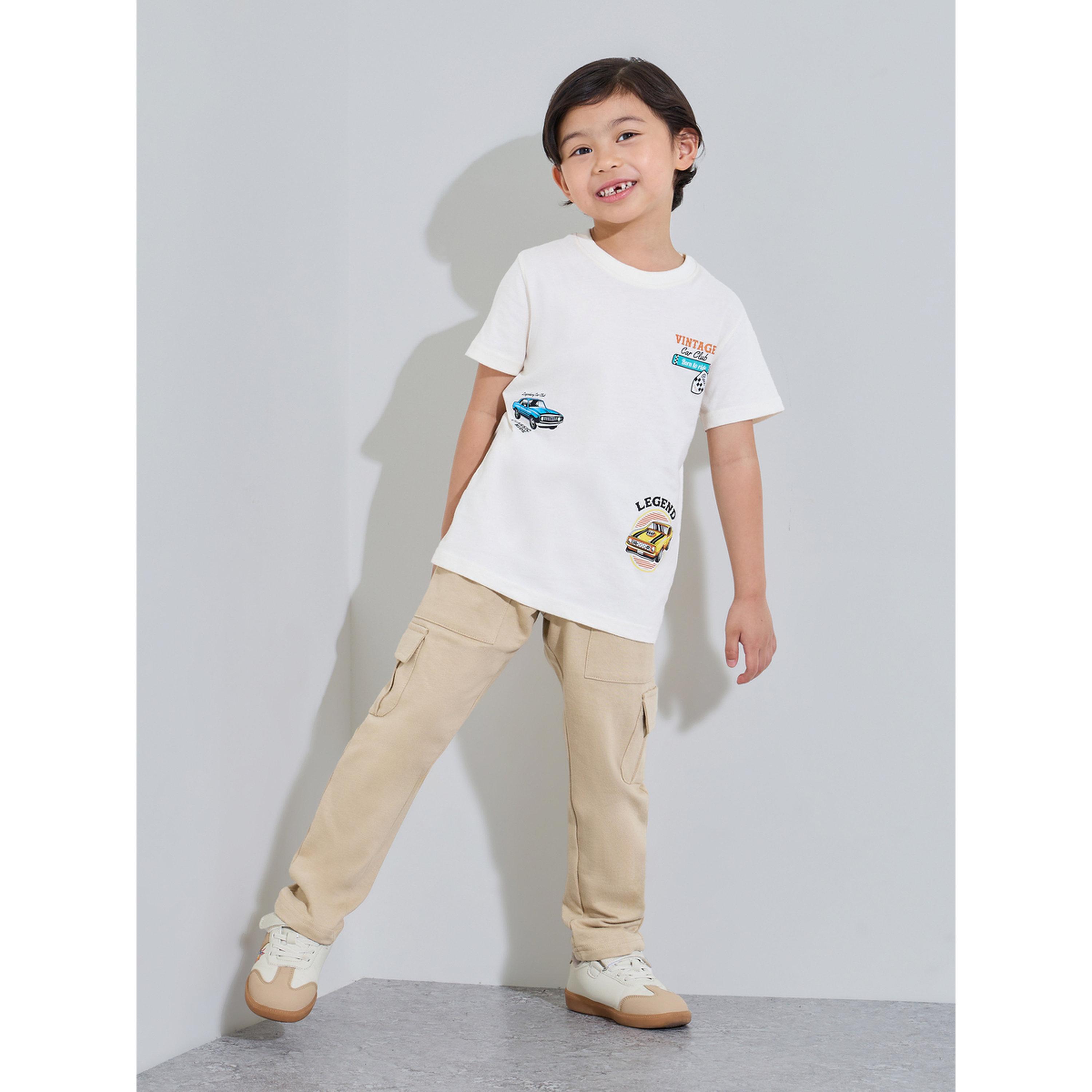 Styli Boys Off White Graphic Print Regular Fit T-Shirt-boys-clothing-tshirtsandpolos-image-2