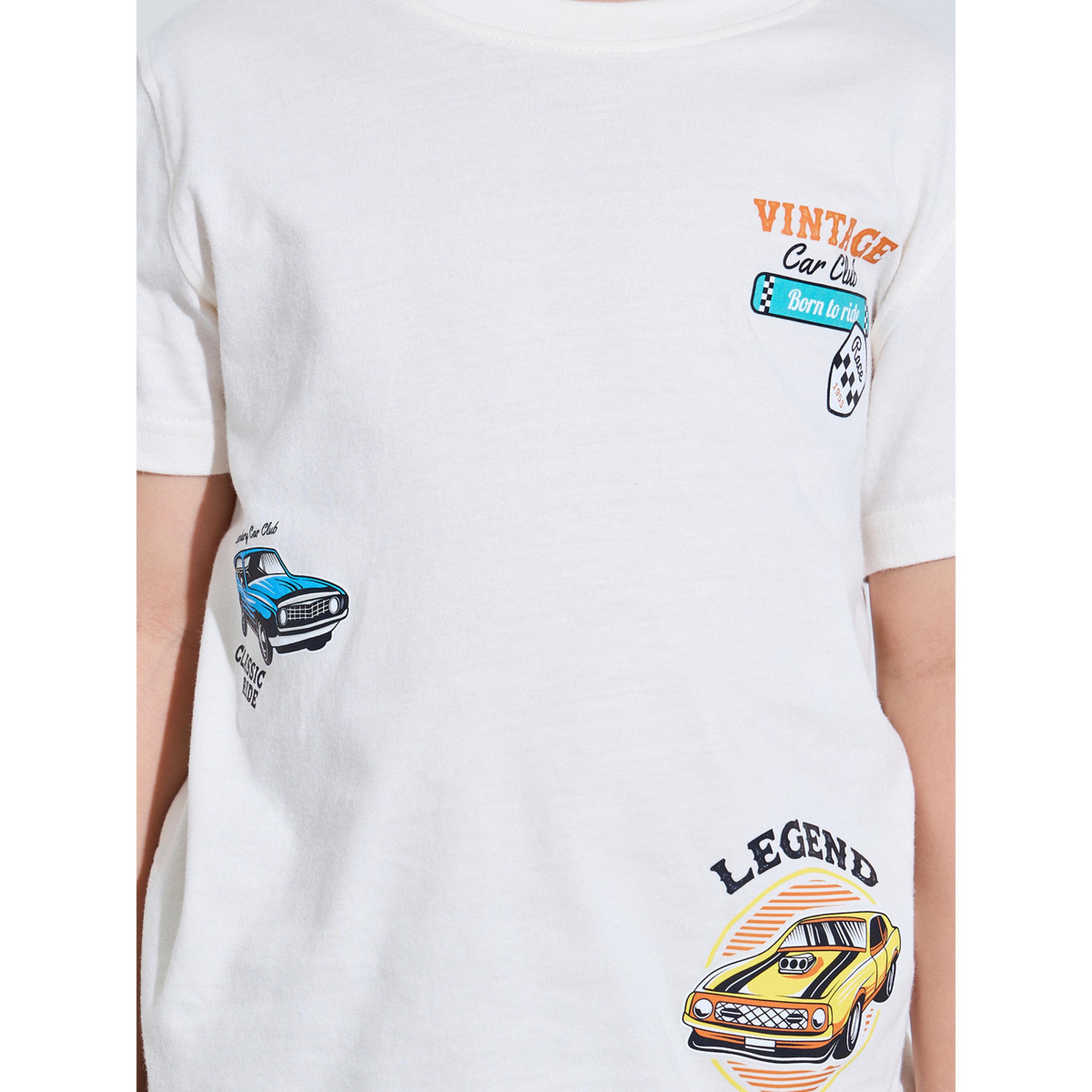 Styli Boys Off White Graphic Print Regular Fit T-Shirt-boys-clothing-tshirtsandpolos-image-4