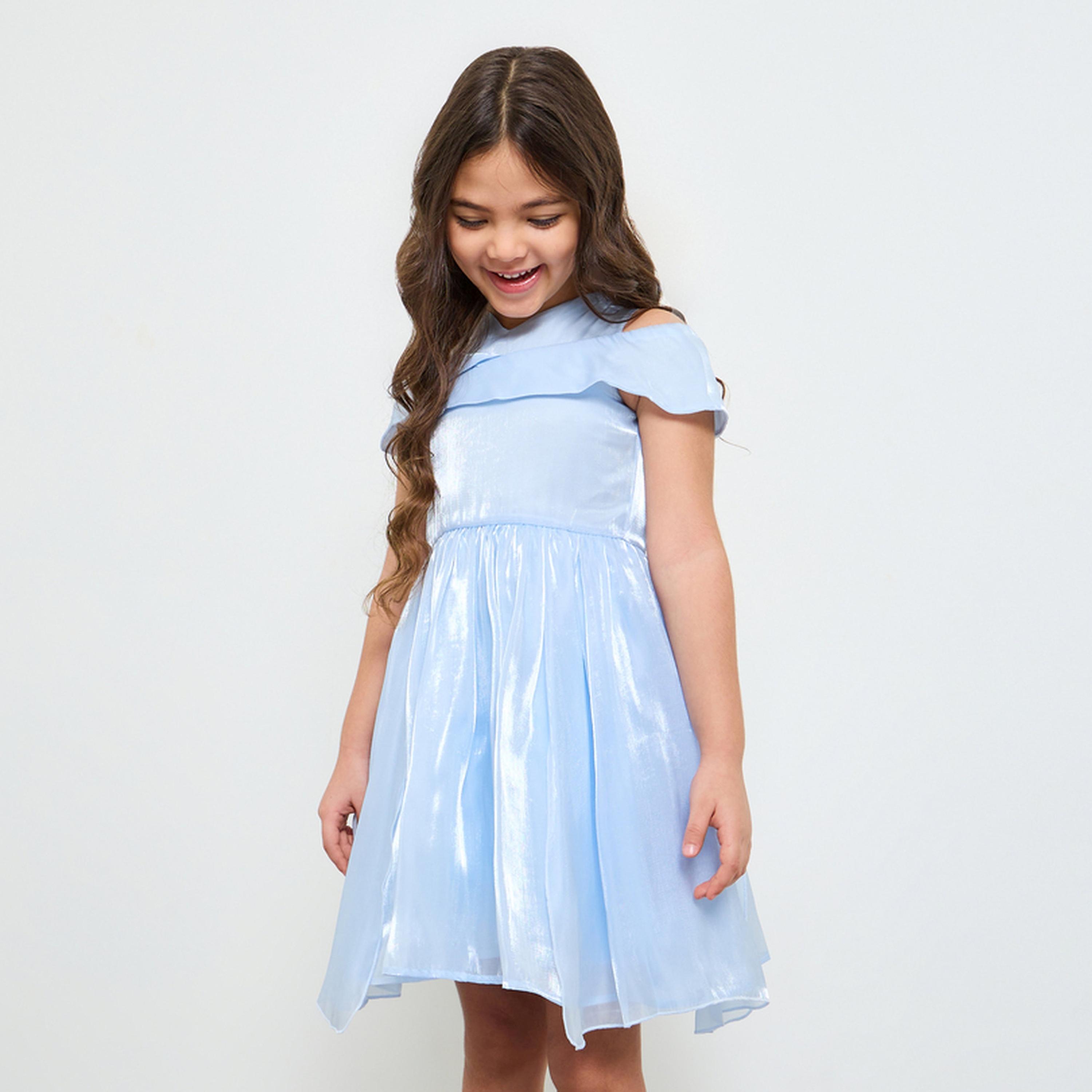 Take Two Girls A-Line Knee-Length Green Dress-girls-clothing-dressesandjumpsuits-image-1