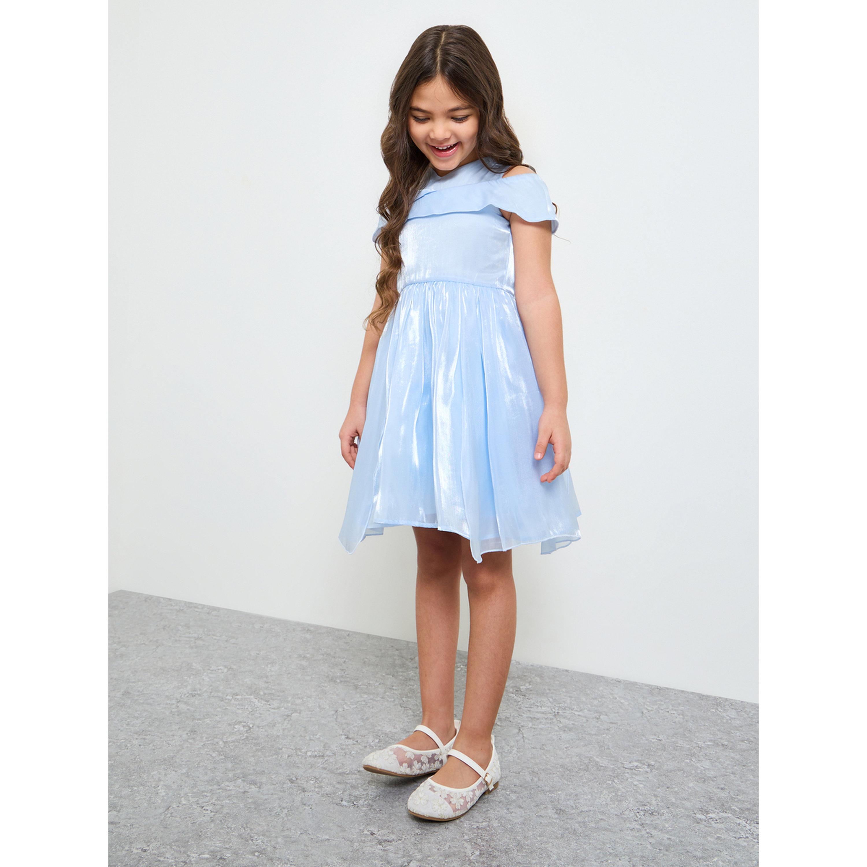 Take Two Girls A-Line Knee-Length Green Dress-girls-clothing-dressesandjumpsuits-image-2