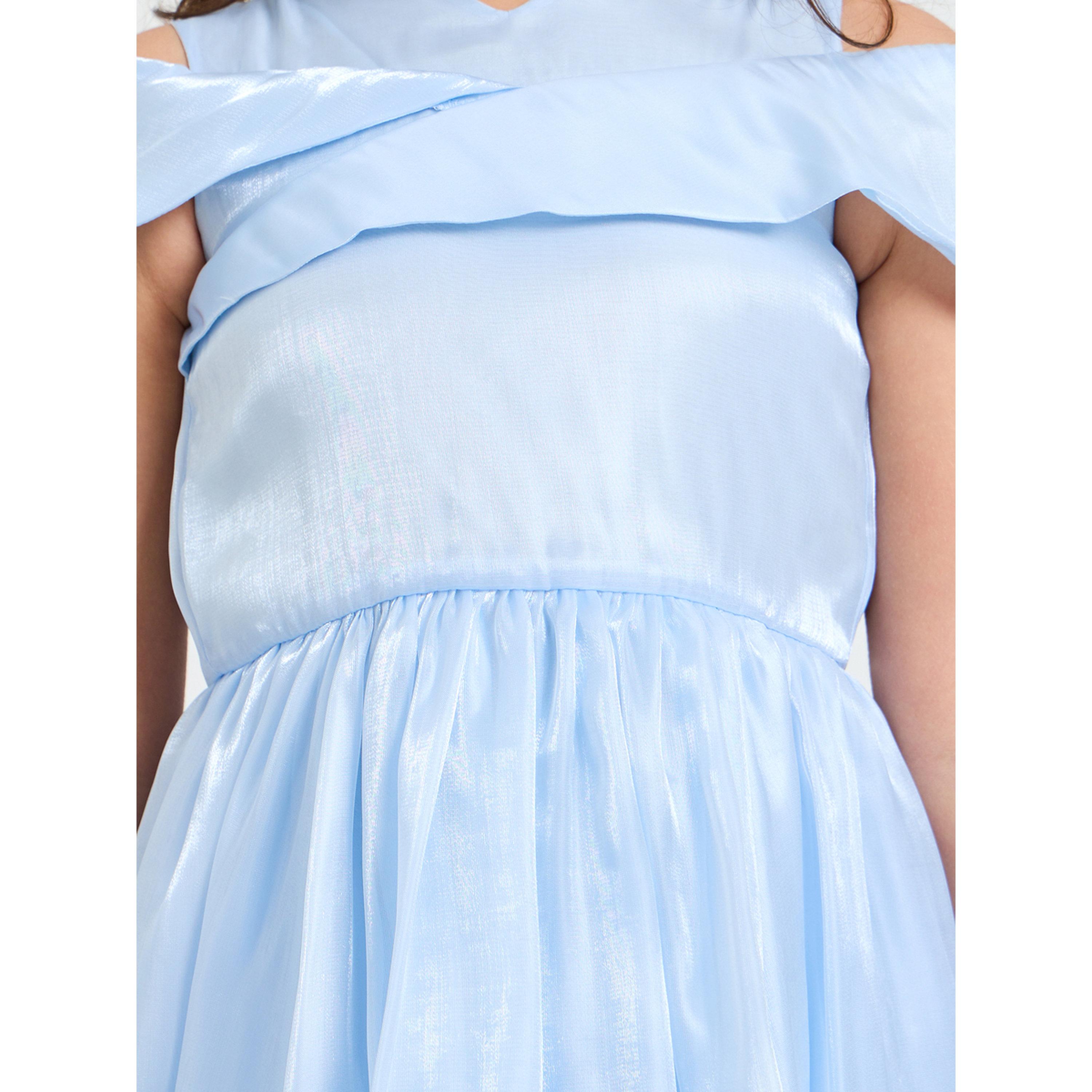 Take Two Girls A-Line Knee-Length Green Dress-girls-clothing-dressesandjumpsuits-image-5