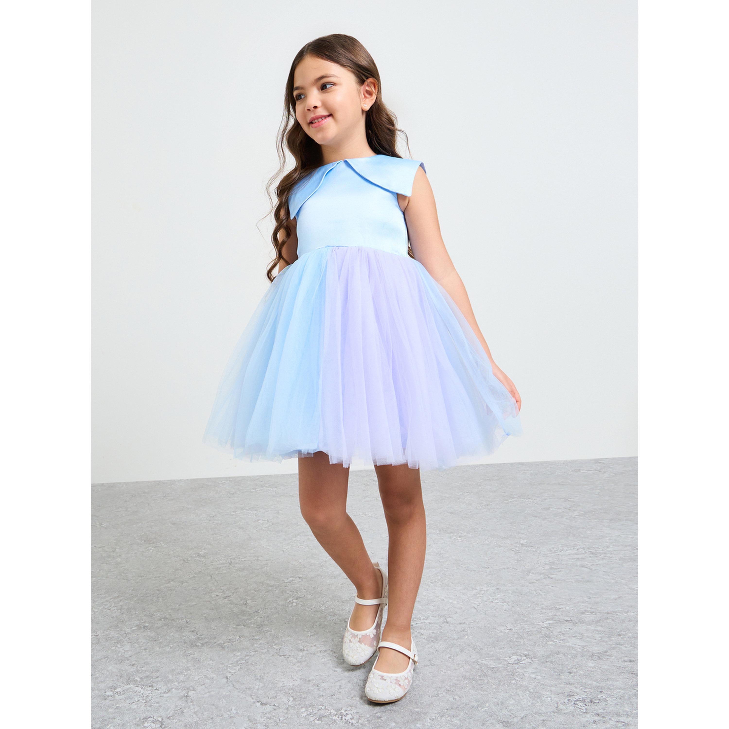 فستان تول بحافة واسعة بطول الركبة-girls-clothing-dressesandjumpsuits-image-2