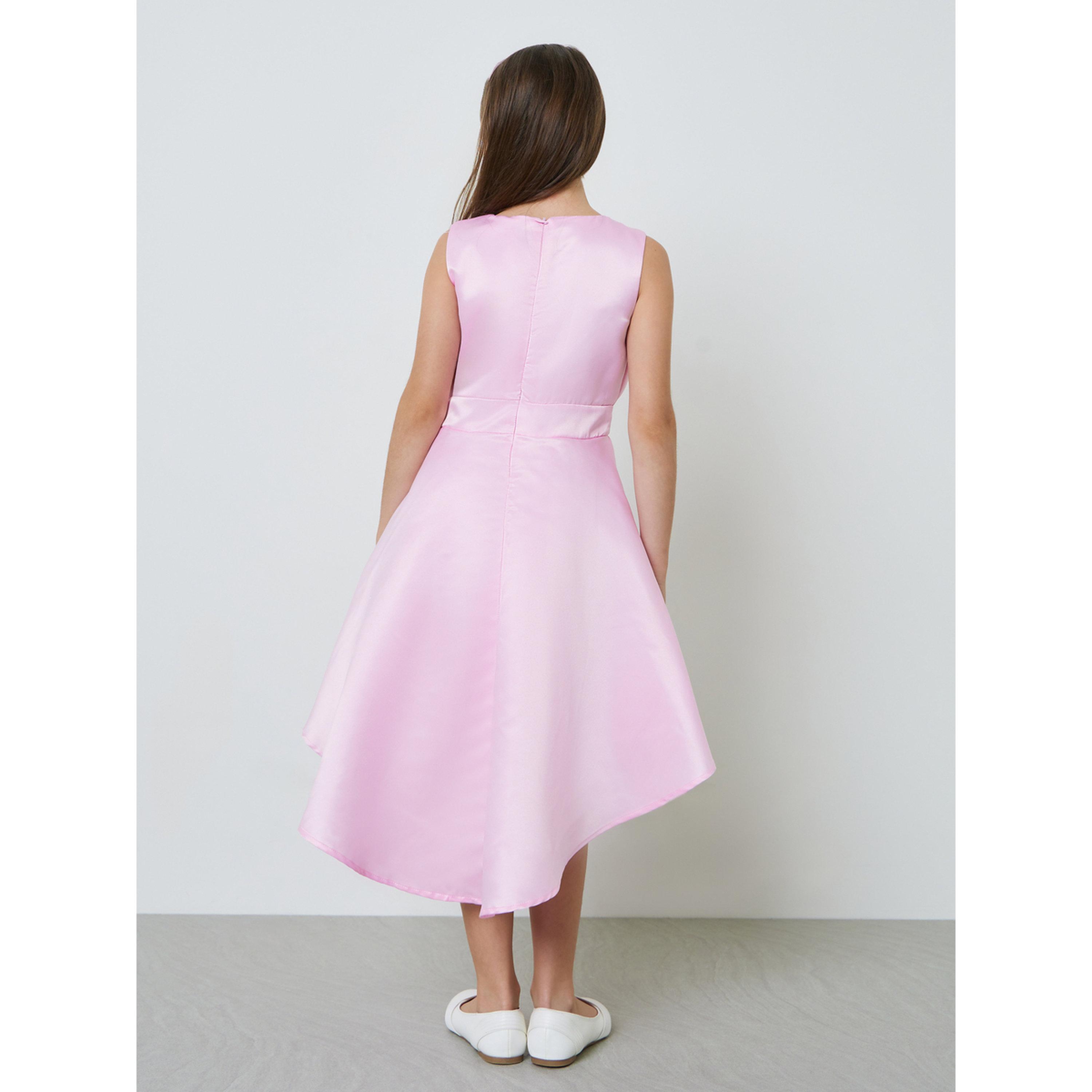 Take Two Girls Fold Pleat Embellished Waist Dress-girls-clothing-dressesandjumpsuits-image-3