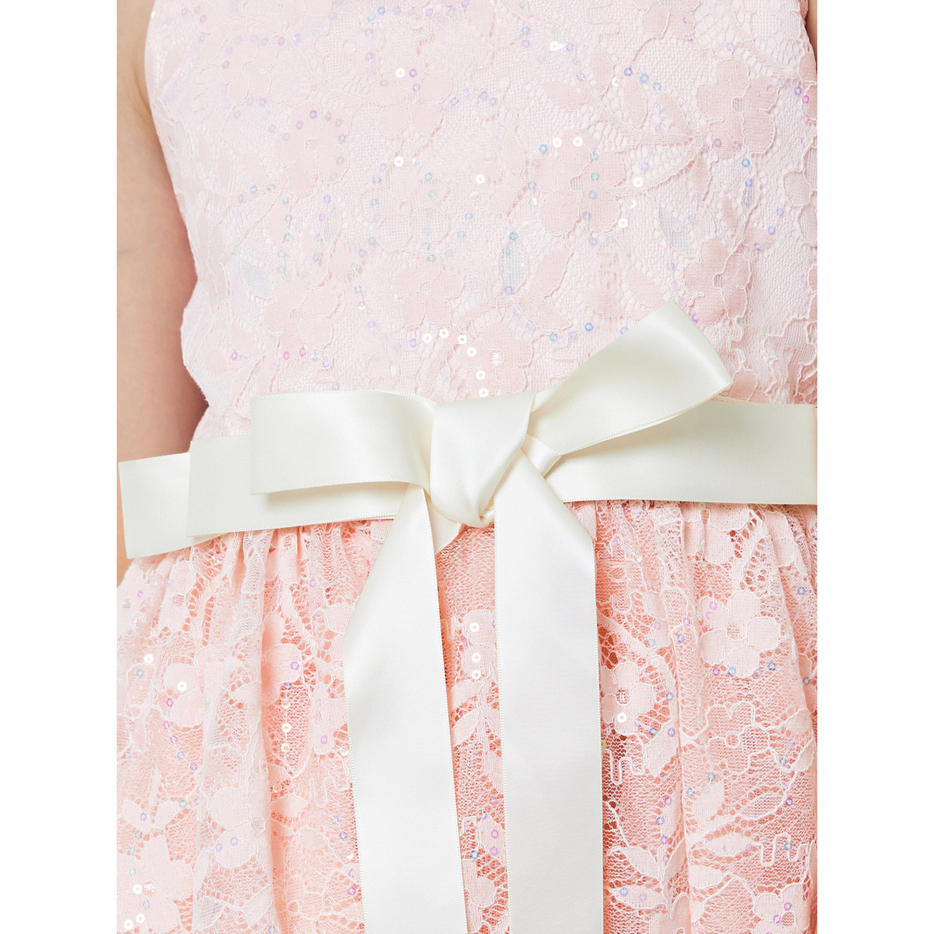 فستان بحافة واسعة دانتيل للبنات-girls-clothing-dressesandjumpsuits-image-4