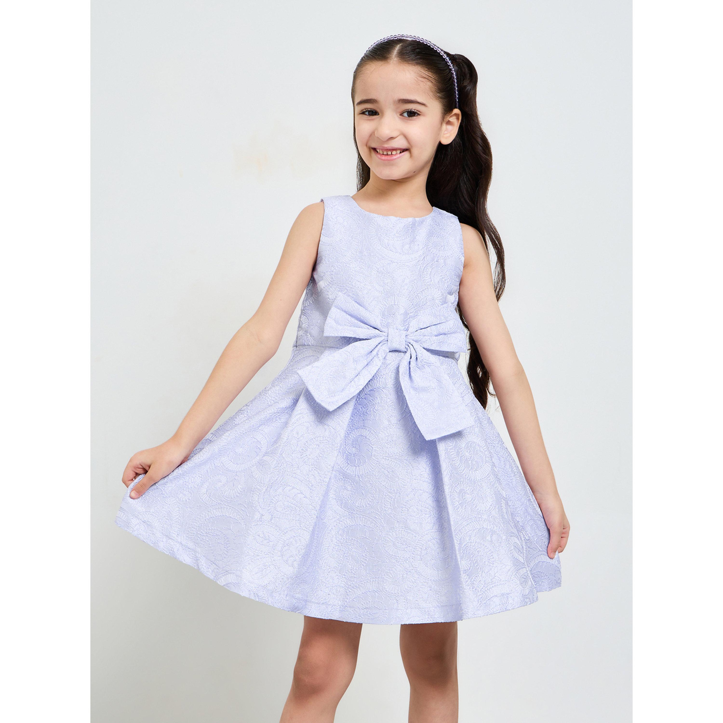فستان جاكار بتفاصيل فيونكة-girls-clothing-dressesandjumpsuits-image-1