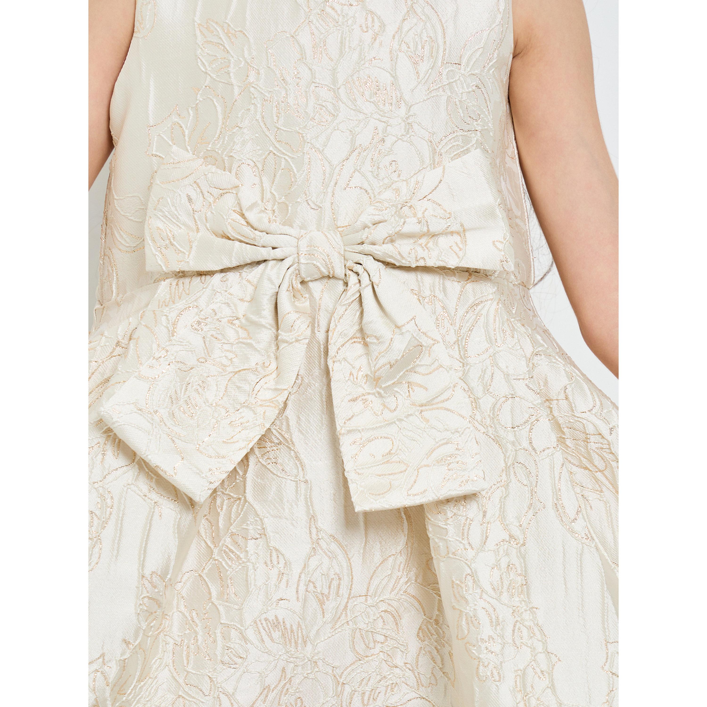 Take Two Girls Jacquard Dress with Bow Detail-girls-clothing-dressesandjumpsuits-image-4