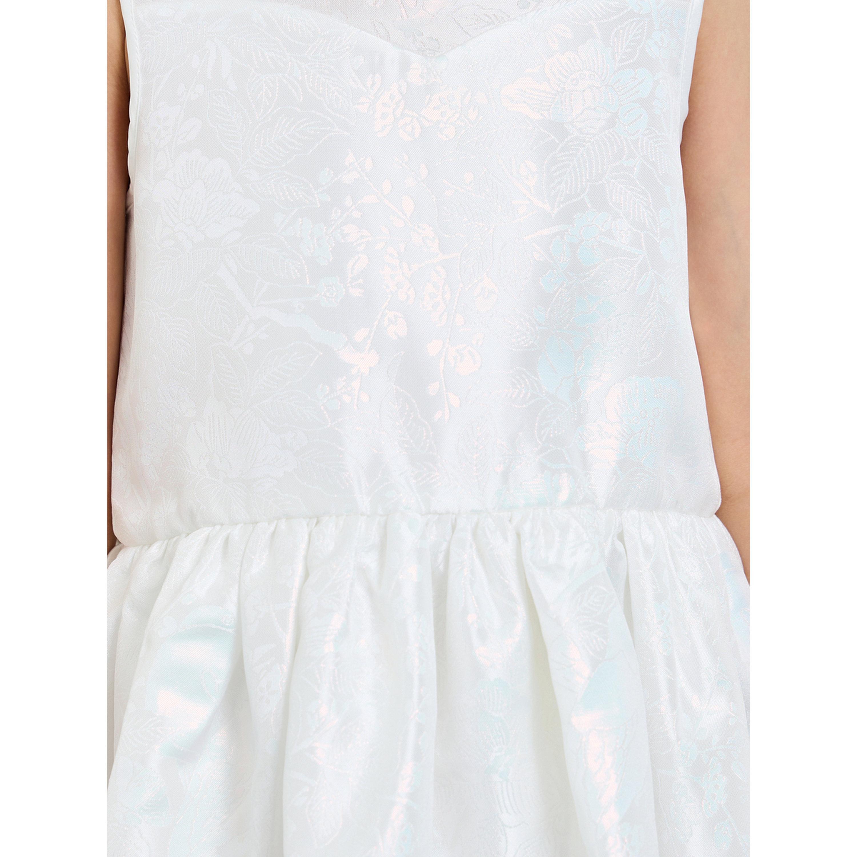 Take Two Girls White Sleeveless A-Line Dress-girls-clothing-dressesandjumpsuits-image-4