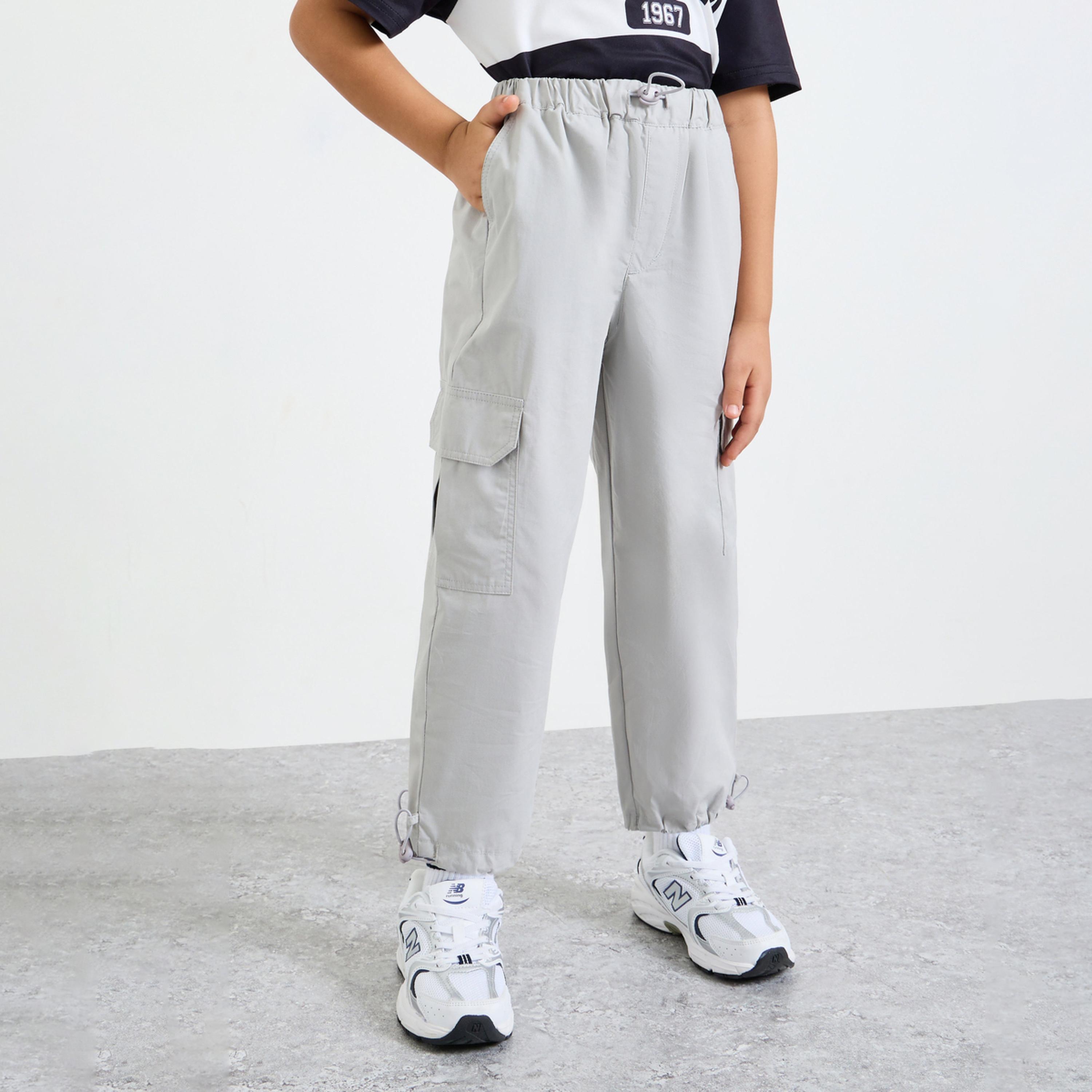 بنطال كارجو قطن للأولاد-boys-clothing-bottoms-joggersandtrackpants-image-1