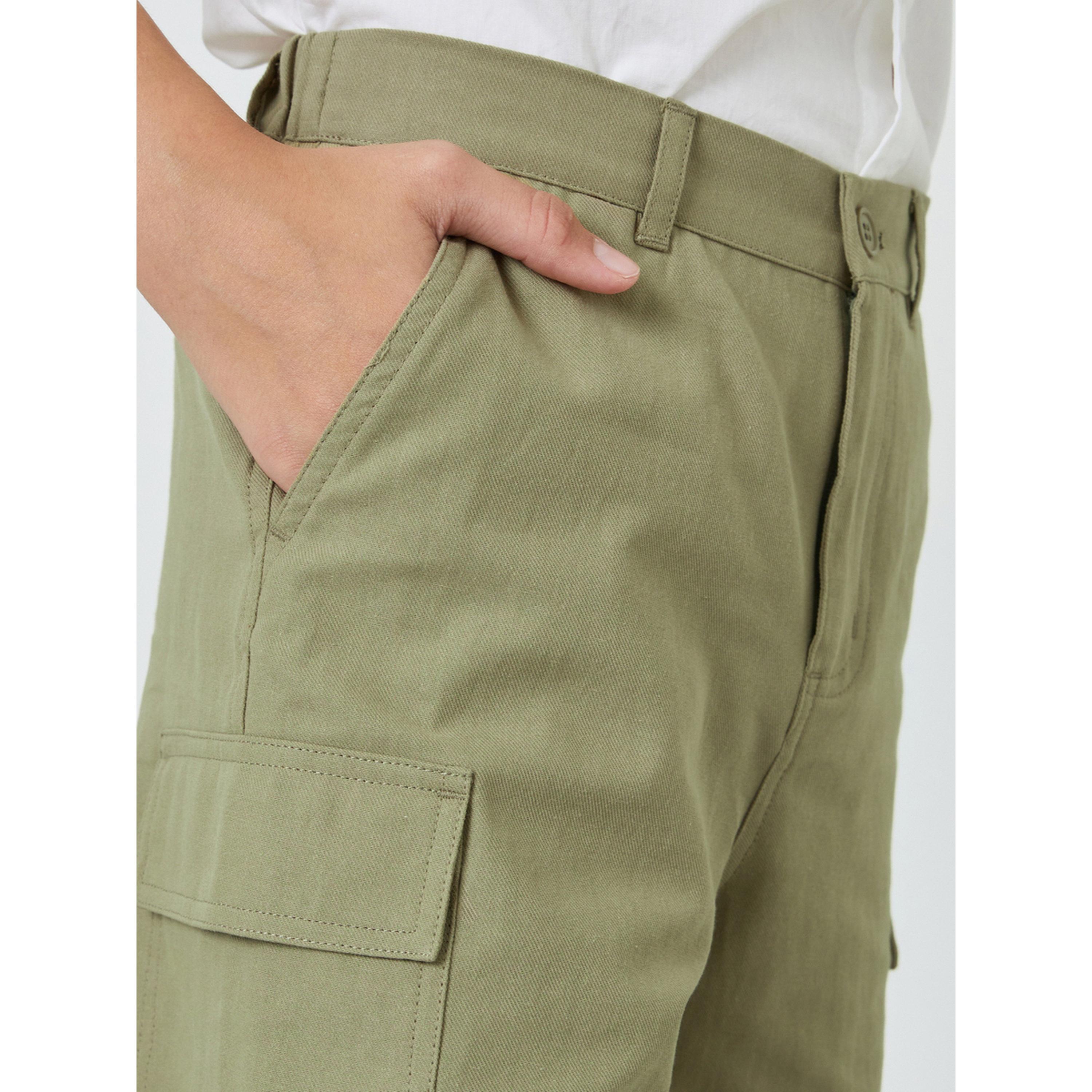 شورت كارجو قطن للأطفال أخضر-boys-clothing-bottoms-shorts-image-4