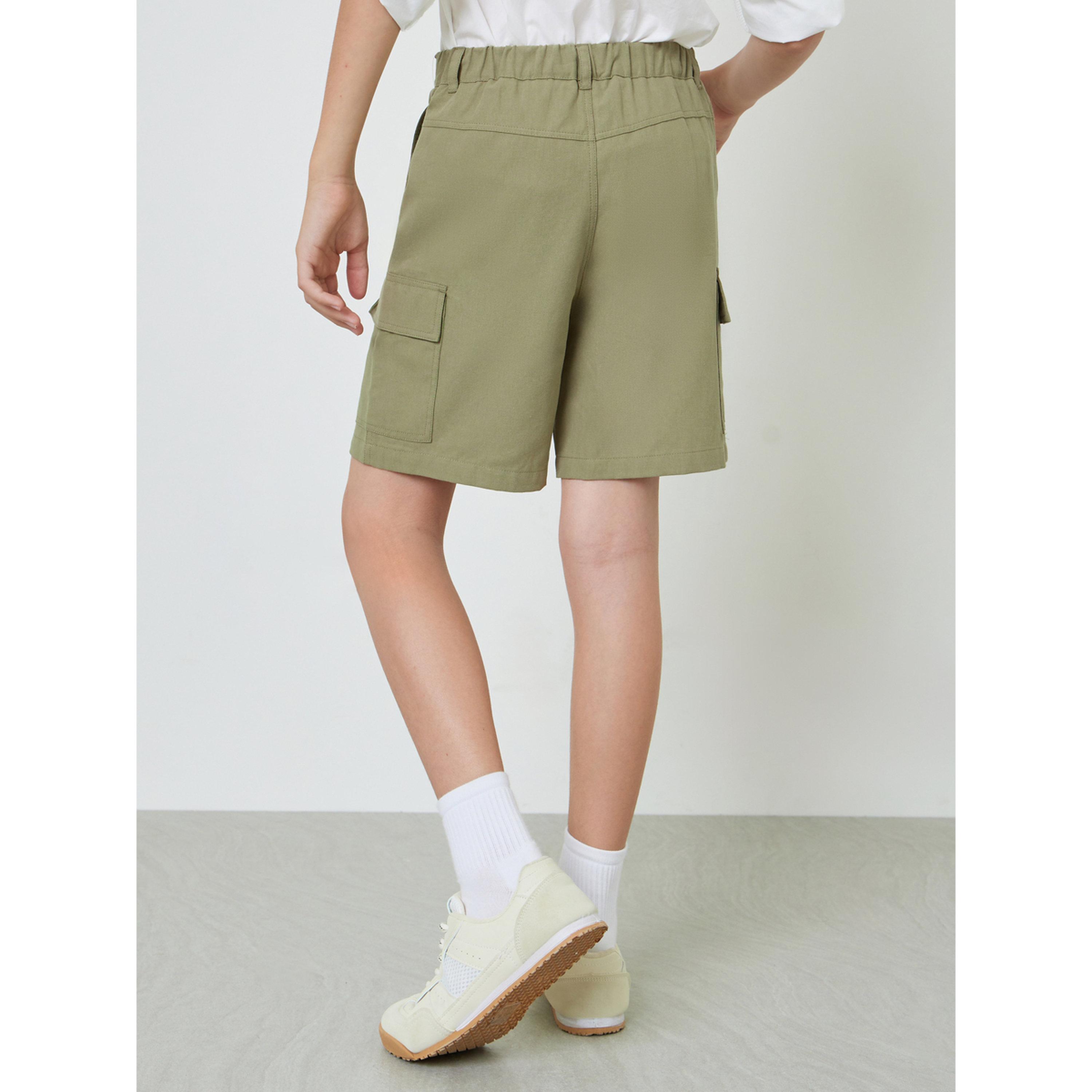 شورت كارجو قطن للأطفال أخضر-boys-clothing-bottoms-shorts-image-5