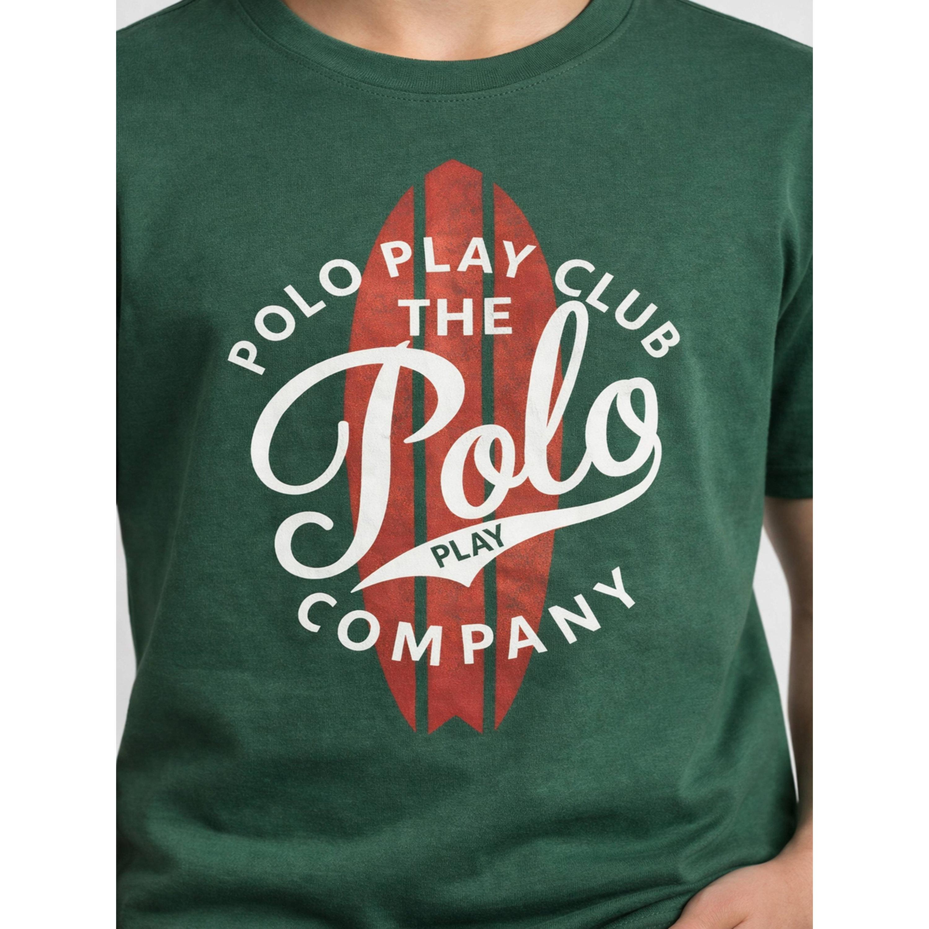 تيشيرت بياقة دائرية وشعار جرافيك للأولاد-boys-clothing-tshirtsandpolos-image-3