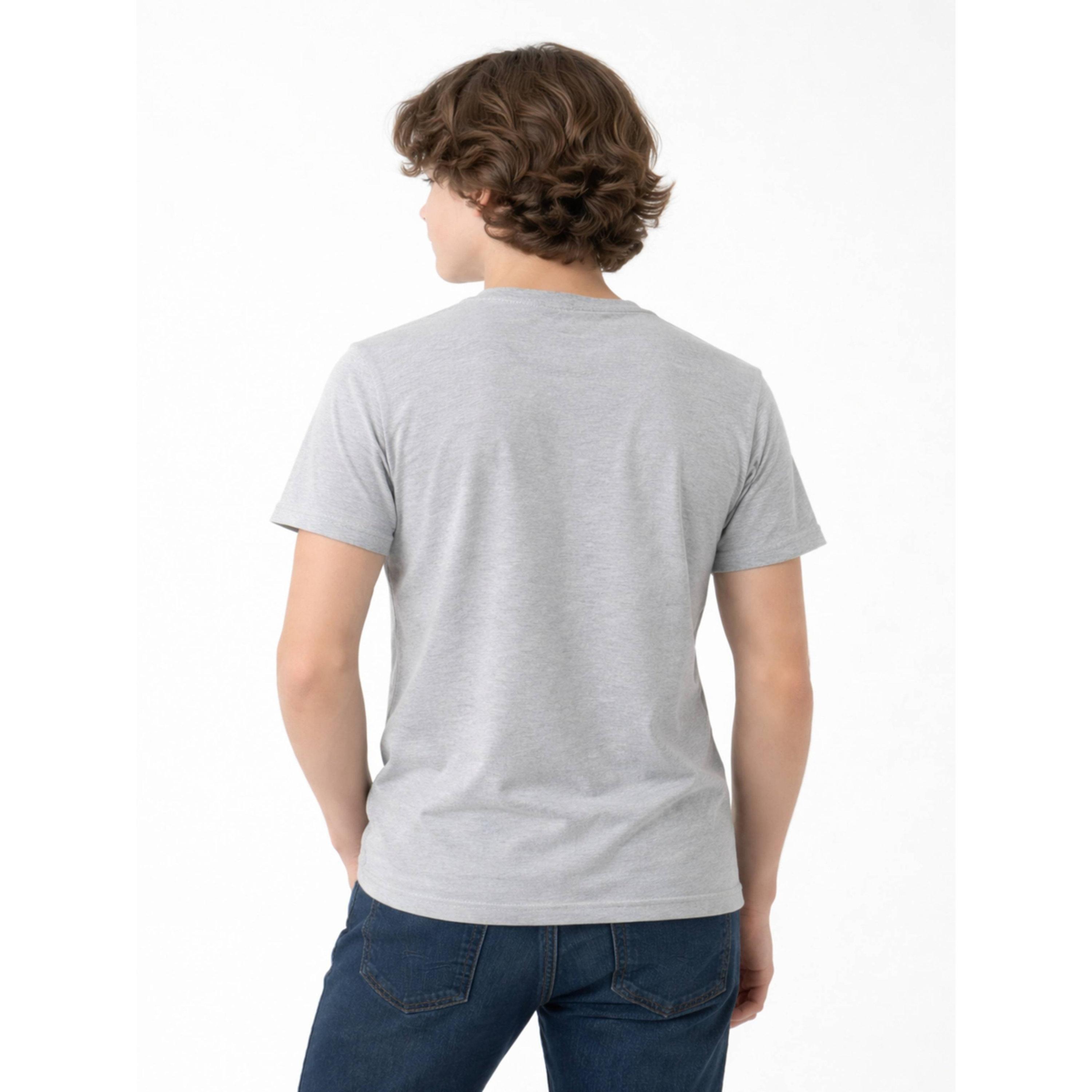 تيشيرت بياقة دائرية وشعار جرافيك للأولاد-boys-clothing-tshirtsandpolos-image-2