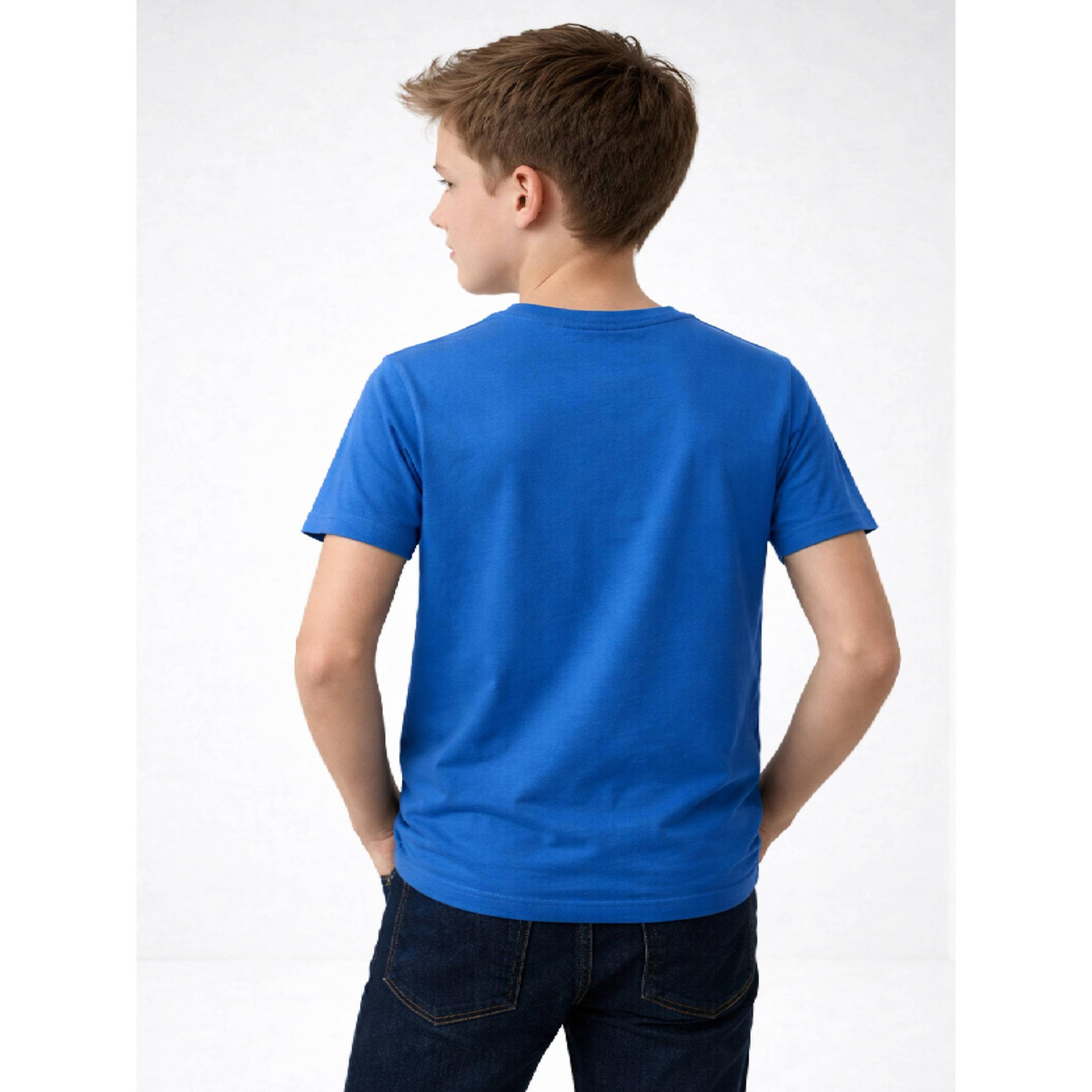 تيشيرت بياقة دائرية وشعار جرافيك للأولاد-boys-clothing-tshirtsandpolos-image-2