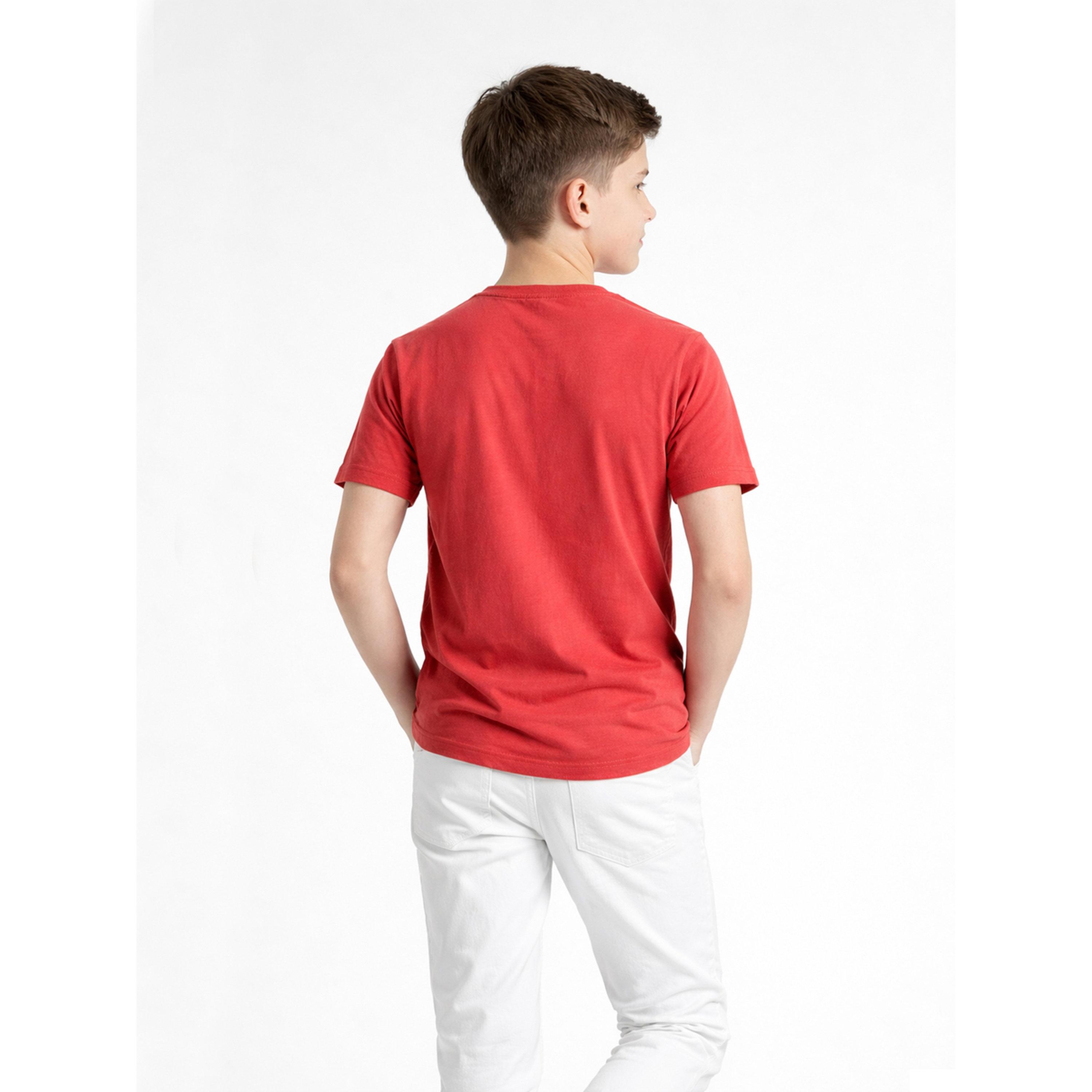 تيشيرت بياقة دائرية وشعار جرافيك للأولاد-boys-clothing-tshirtsandpolos-image-3