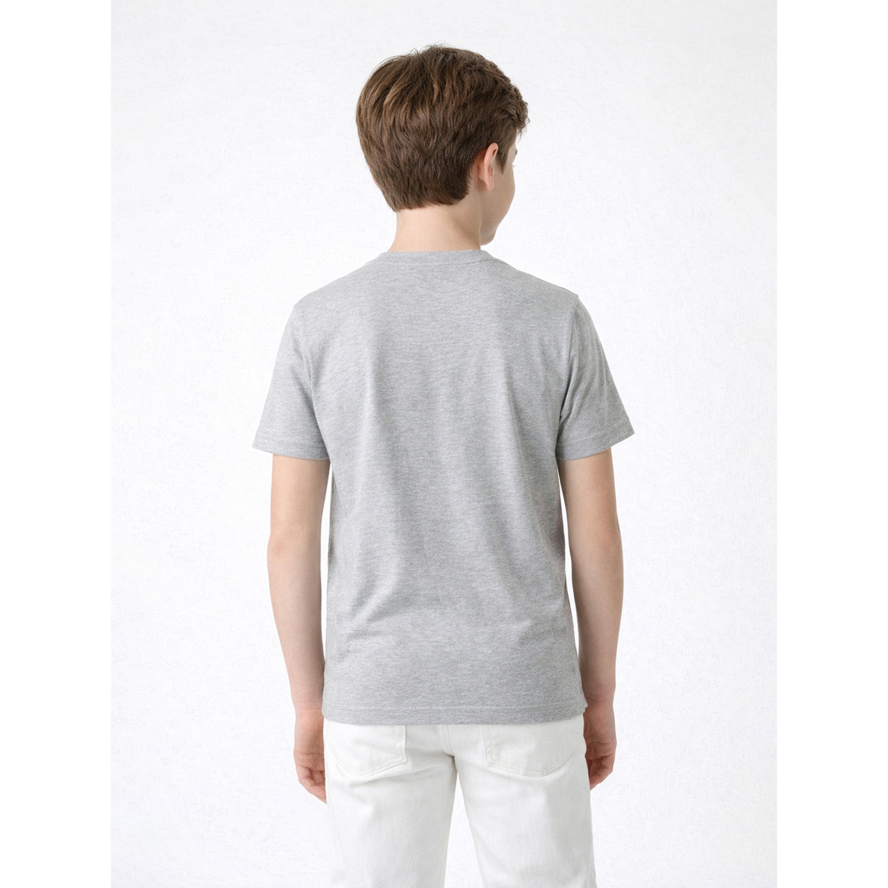 تيشيرت بياقة دائرية وشعار جرافيك للأولاد-boys-clothing-tshirtsandpolos-image-3