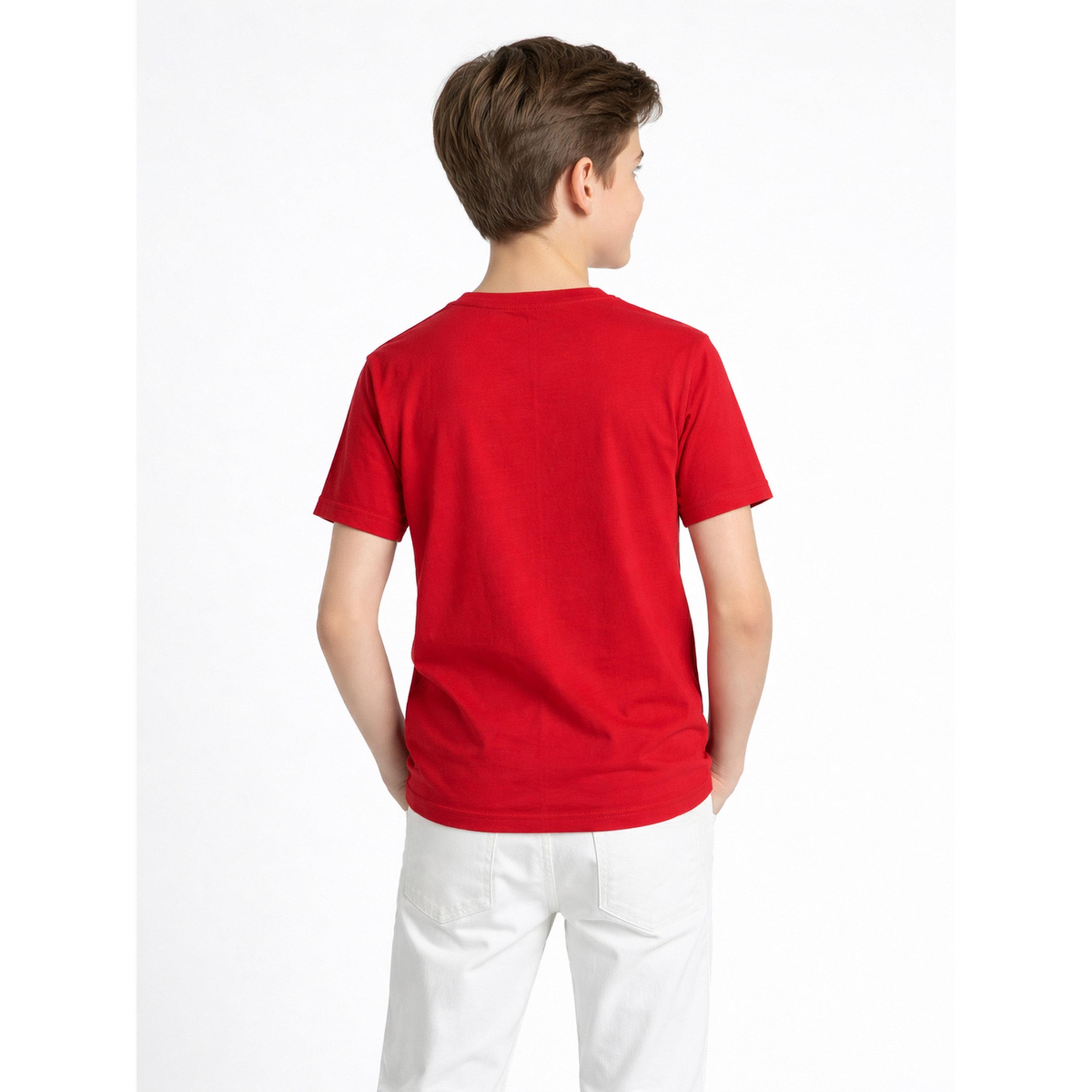 تيشيرت بياقة دائرية وشعار جرافيك للأولاد-boys-clothing-tshirtsandpolos-image-3