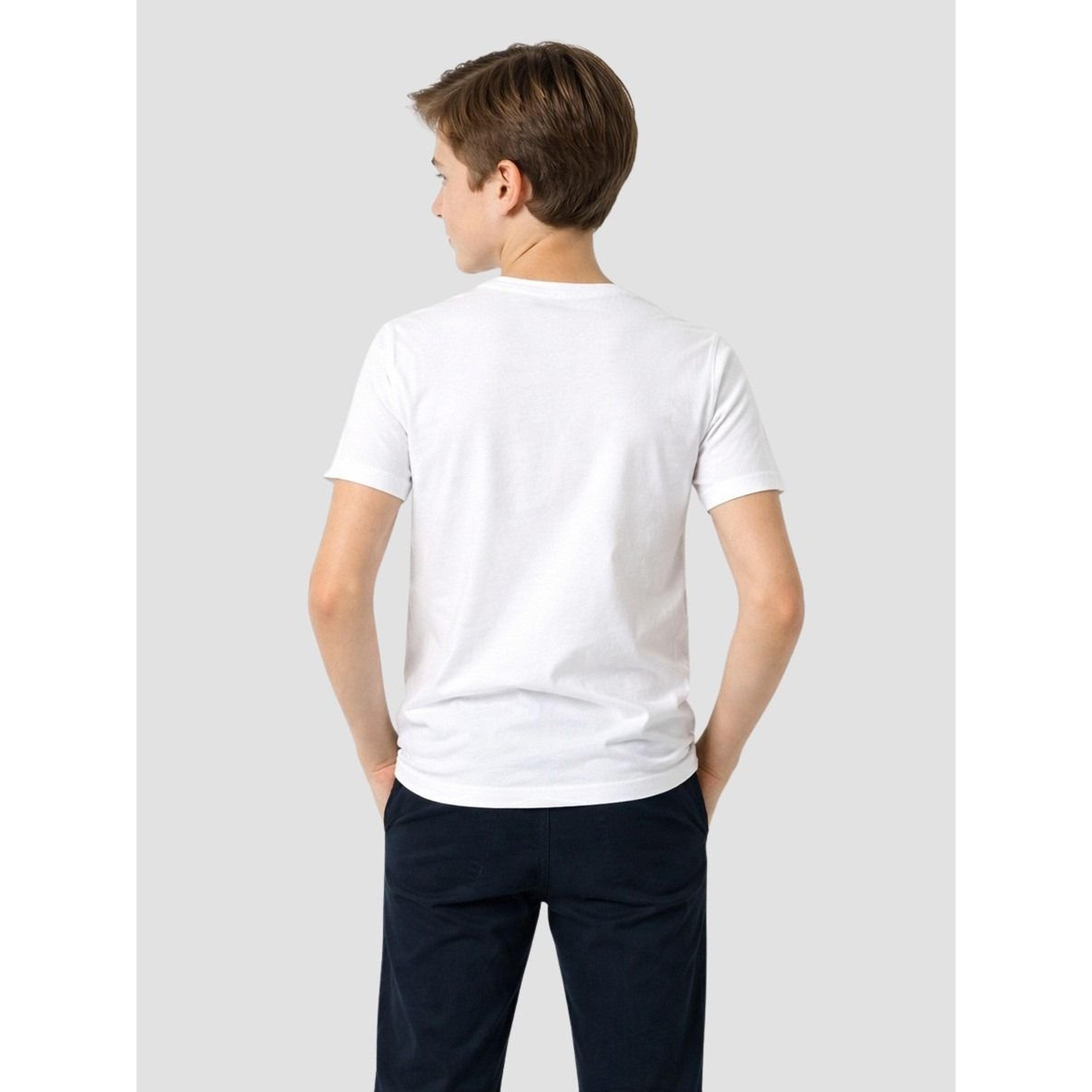 تيشيرت بياقة دائرية وشعار جرافيك للأولاد-boys-clothing-tshirtsandpolos-image-3