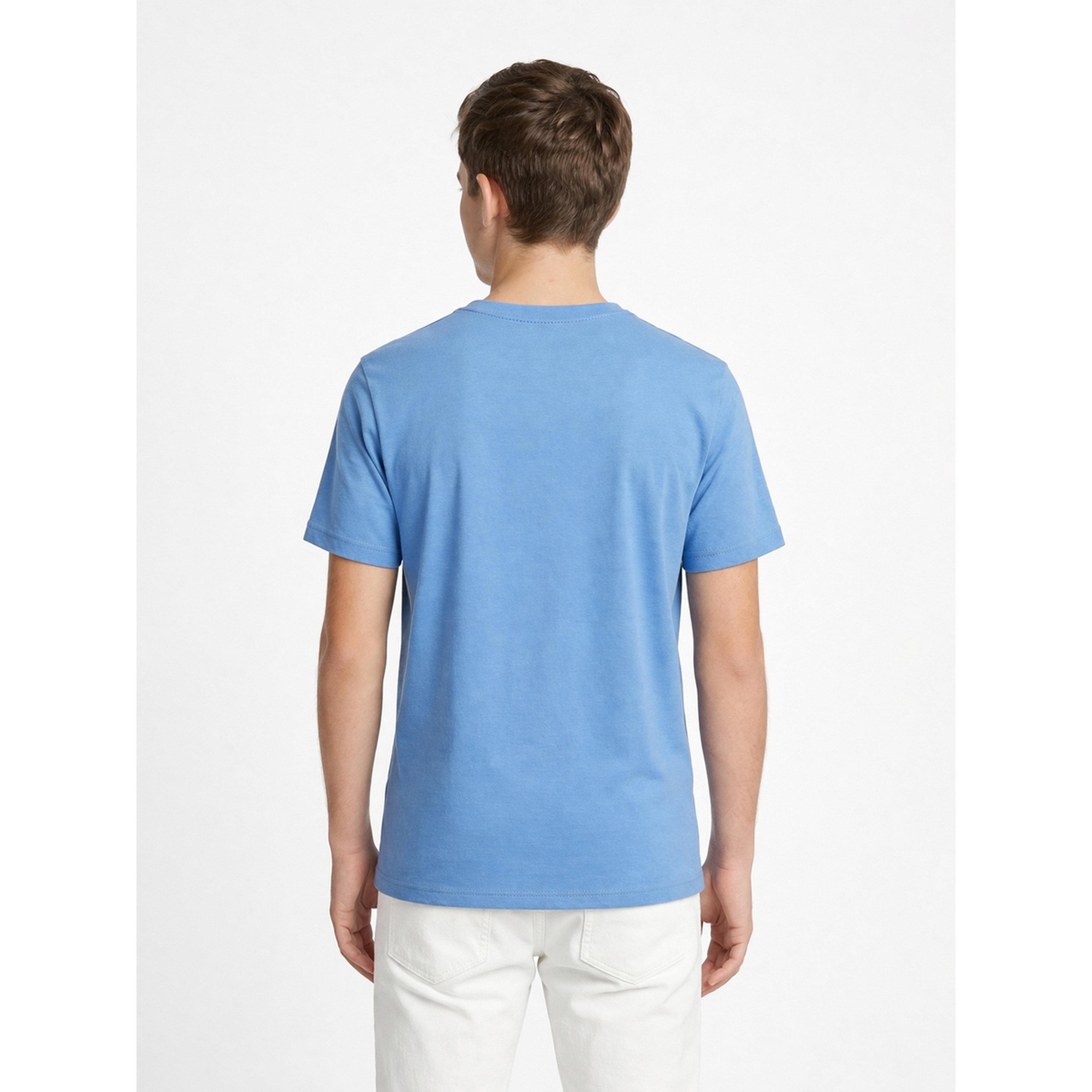 تيشيرت بياقة دائرية وشعار جرافيك للأولاد-boys-clothing-tshirtsandpolos-image-3