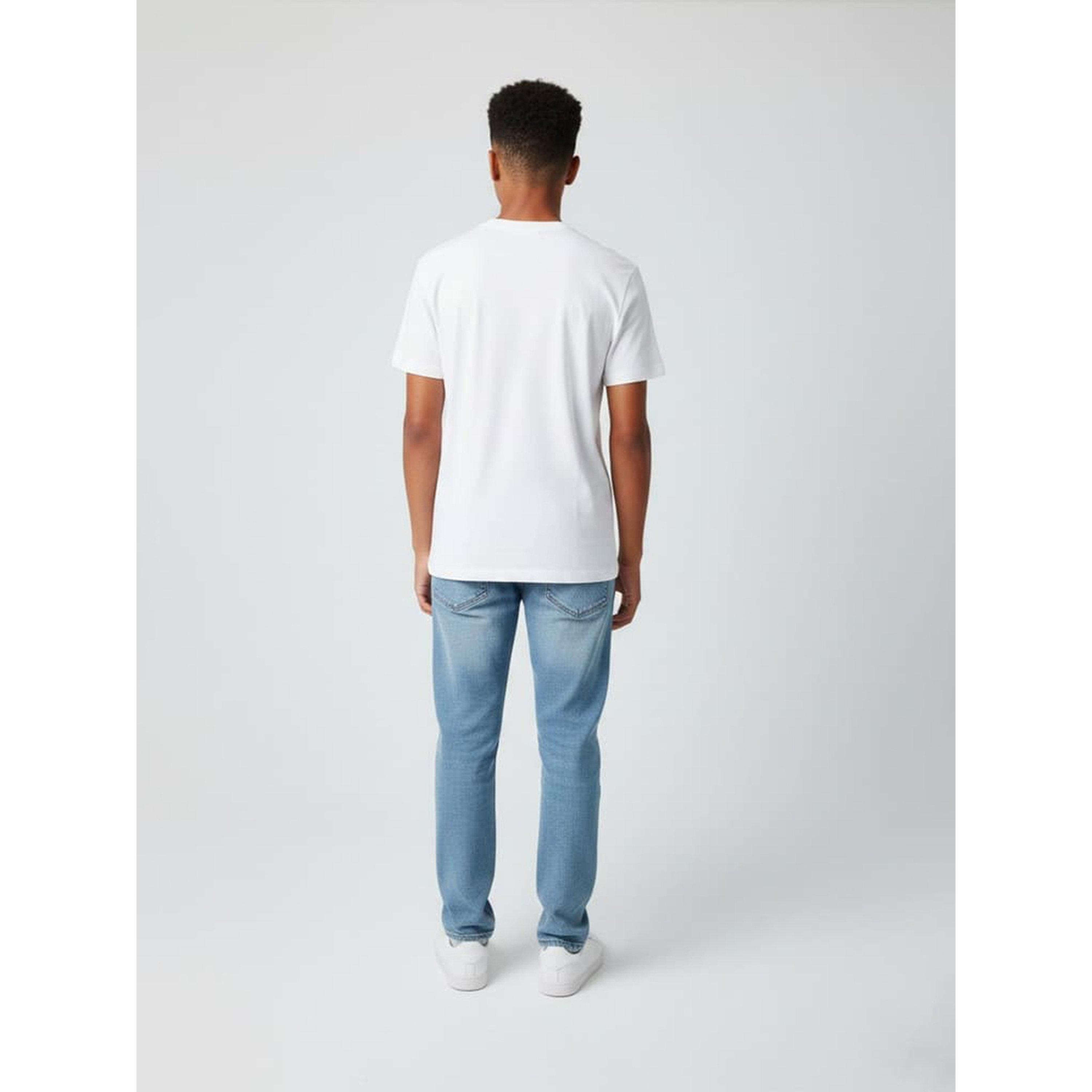 تيشيرت بياقة دائرية وشعار جرافيك للأولاد-boys-clothing-tshirtsandpolos-image-4