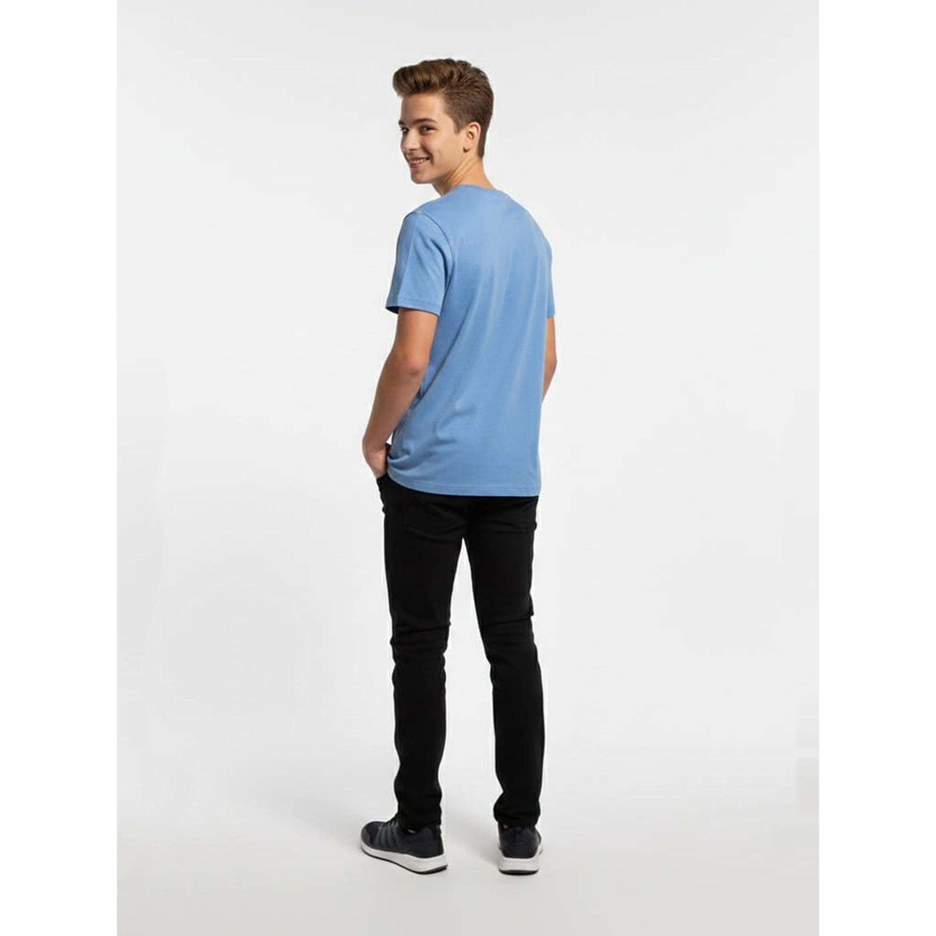 تيشيرت بياقة دائرية وشعار جرافيك للأولاد-boys-clothing-tshirtsandpolos-image-3