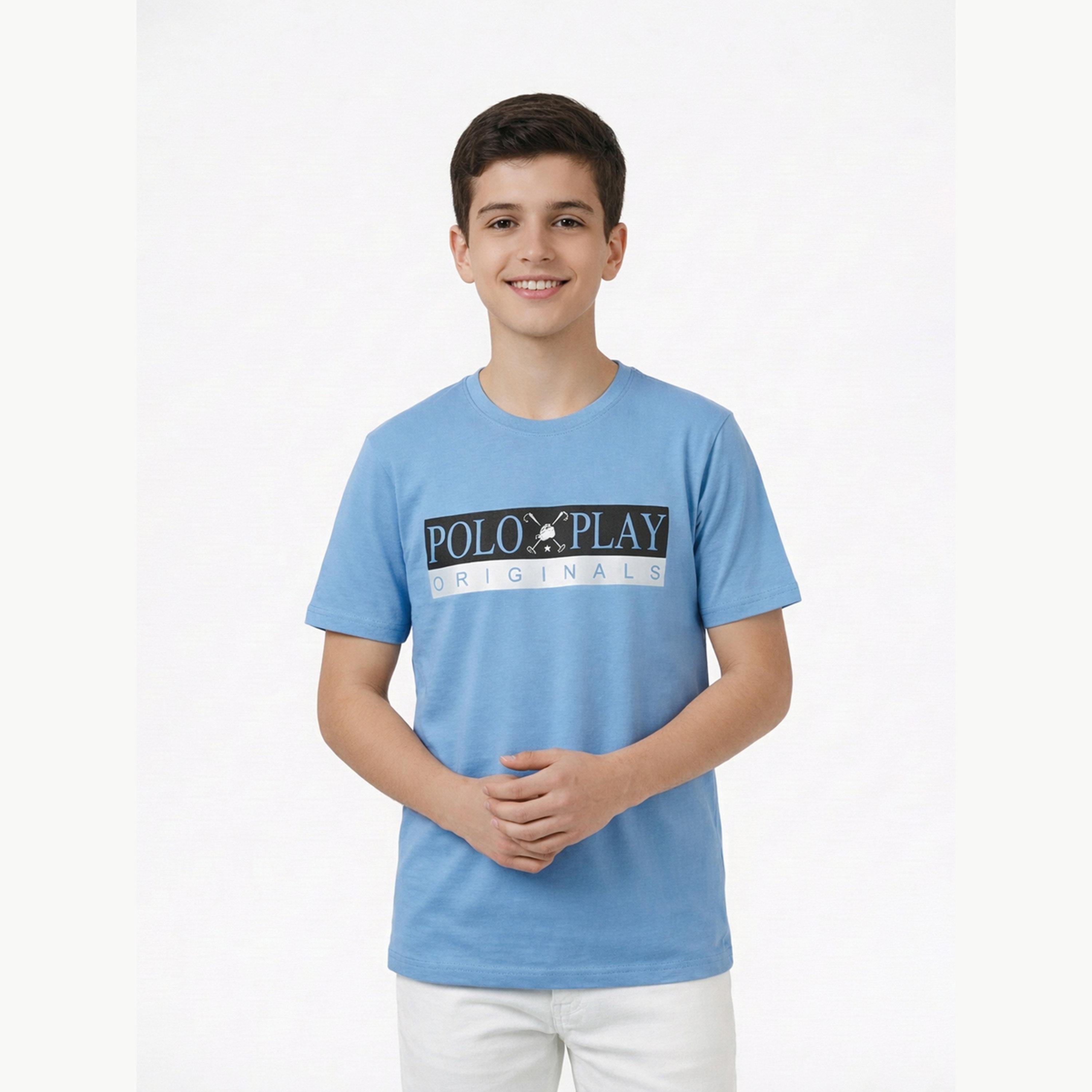 Polo Play X Styli Teen Boys Graphic Logo Crew Neck T-Shirt-boys-clothing-tshirtsandpolos-image-1
