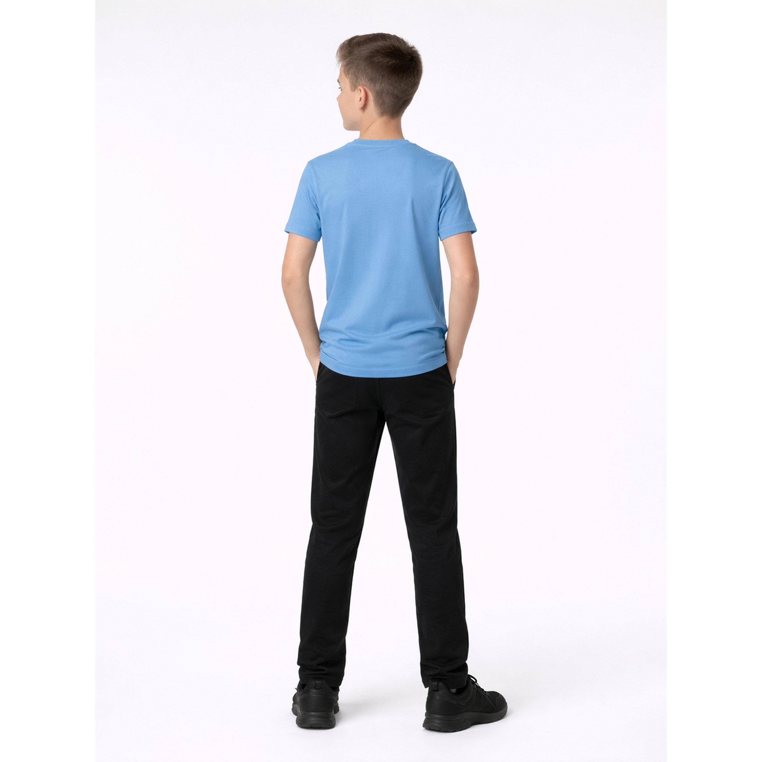 تيشيرت بياقة دائرية وشعار للأولاد-boys-clothing-tshirtsandpolos-image-3