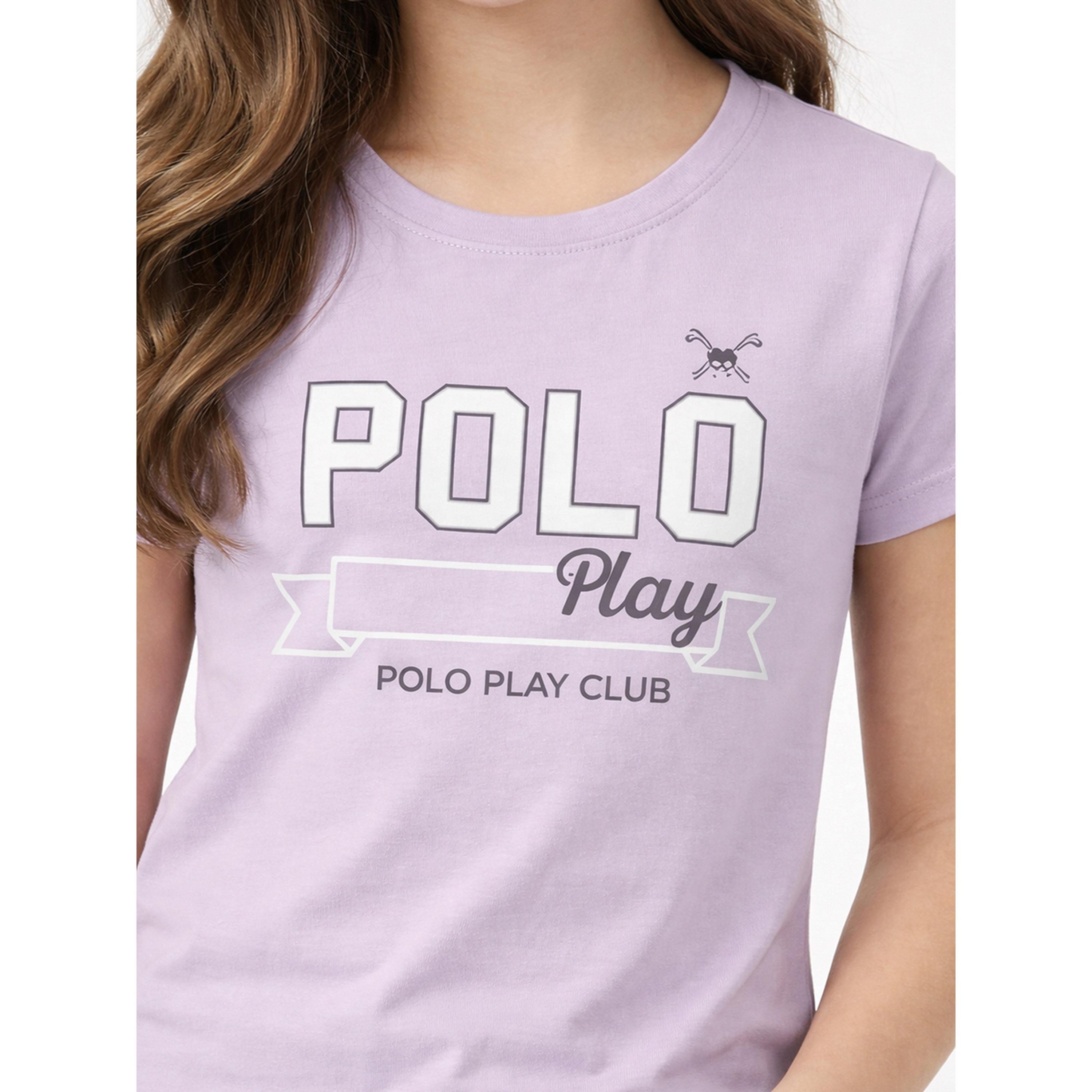 Polo Play X Styli Teen Girls Graphic Logo Crew Neck T-Shirt-girls-clothing-tshirts-image-4
