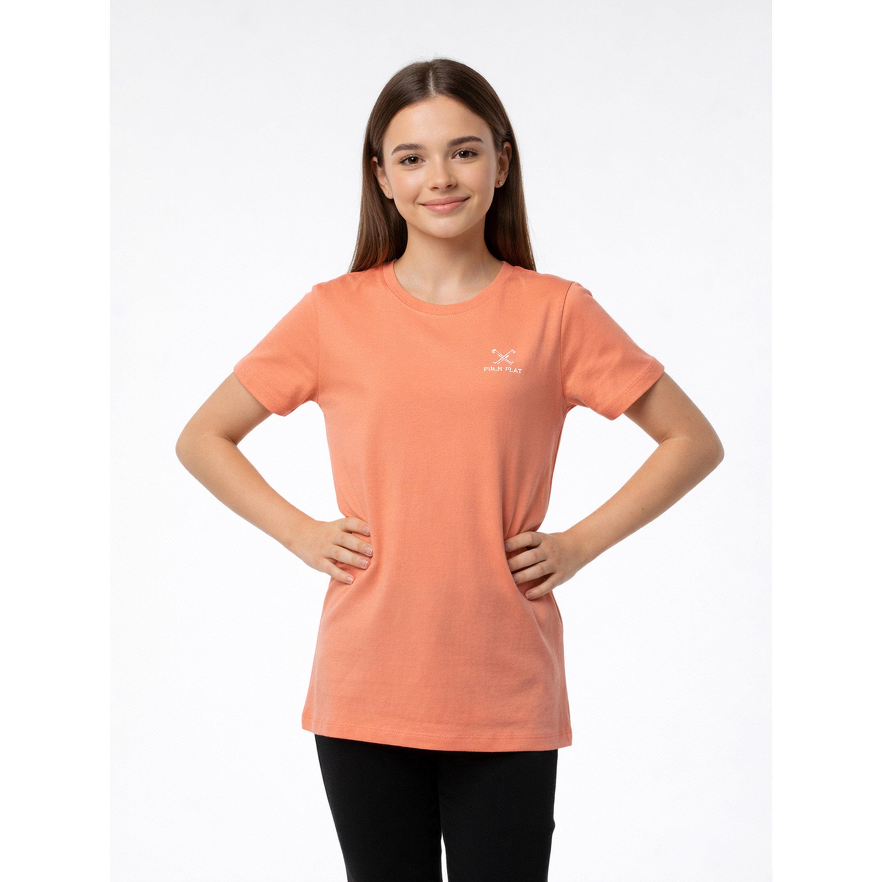 Polo Play X Styli Teen Girls Logo Crew Neck T-Shirt-girls-clothing-tshirts-image-1